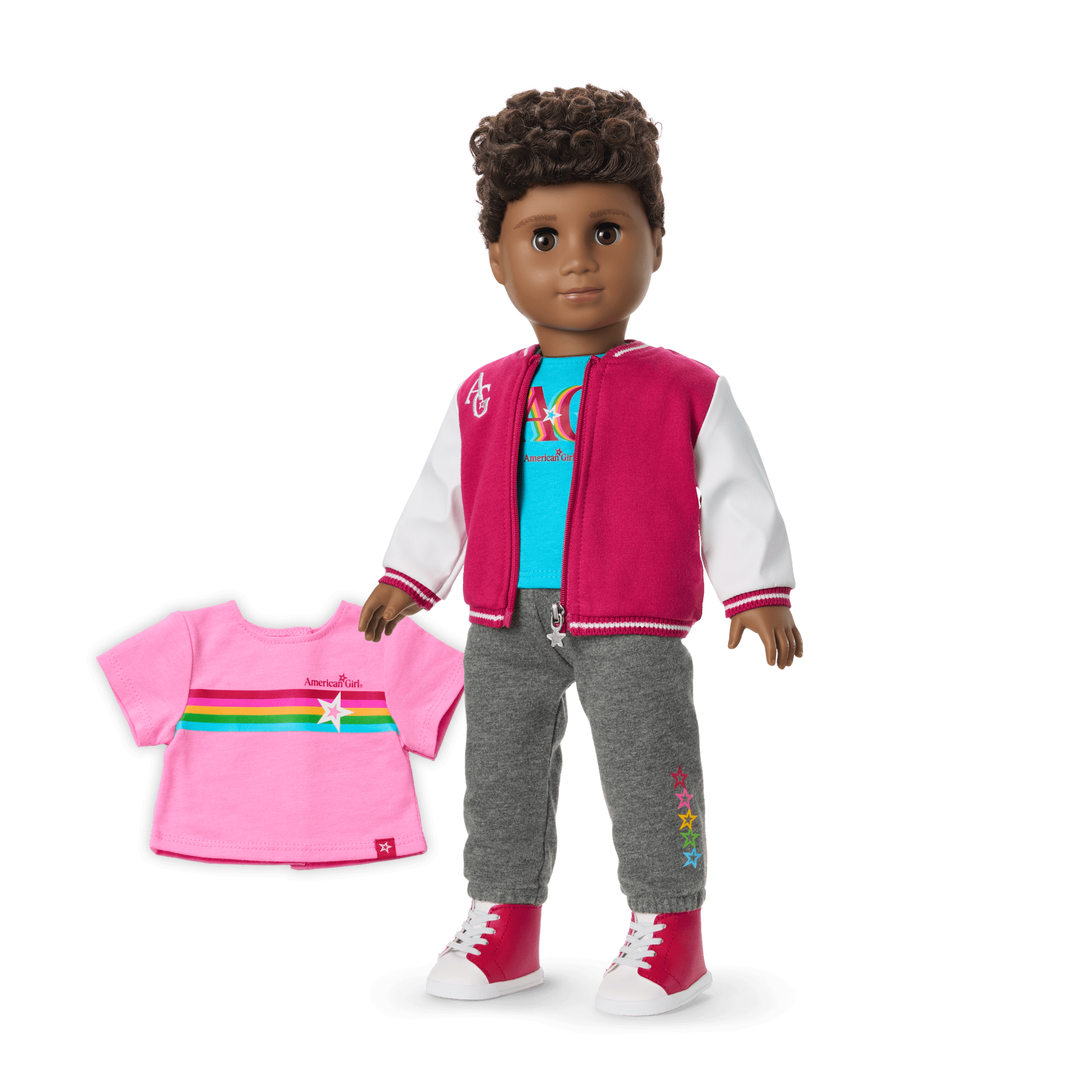 Truly Me 18-Inch Doll #113 With Curly Dark-Brown Hair - Image 2