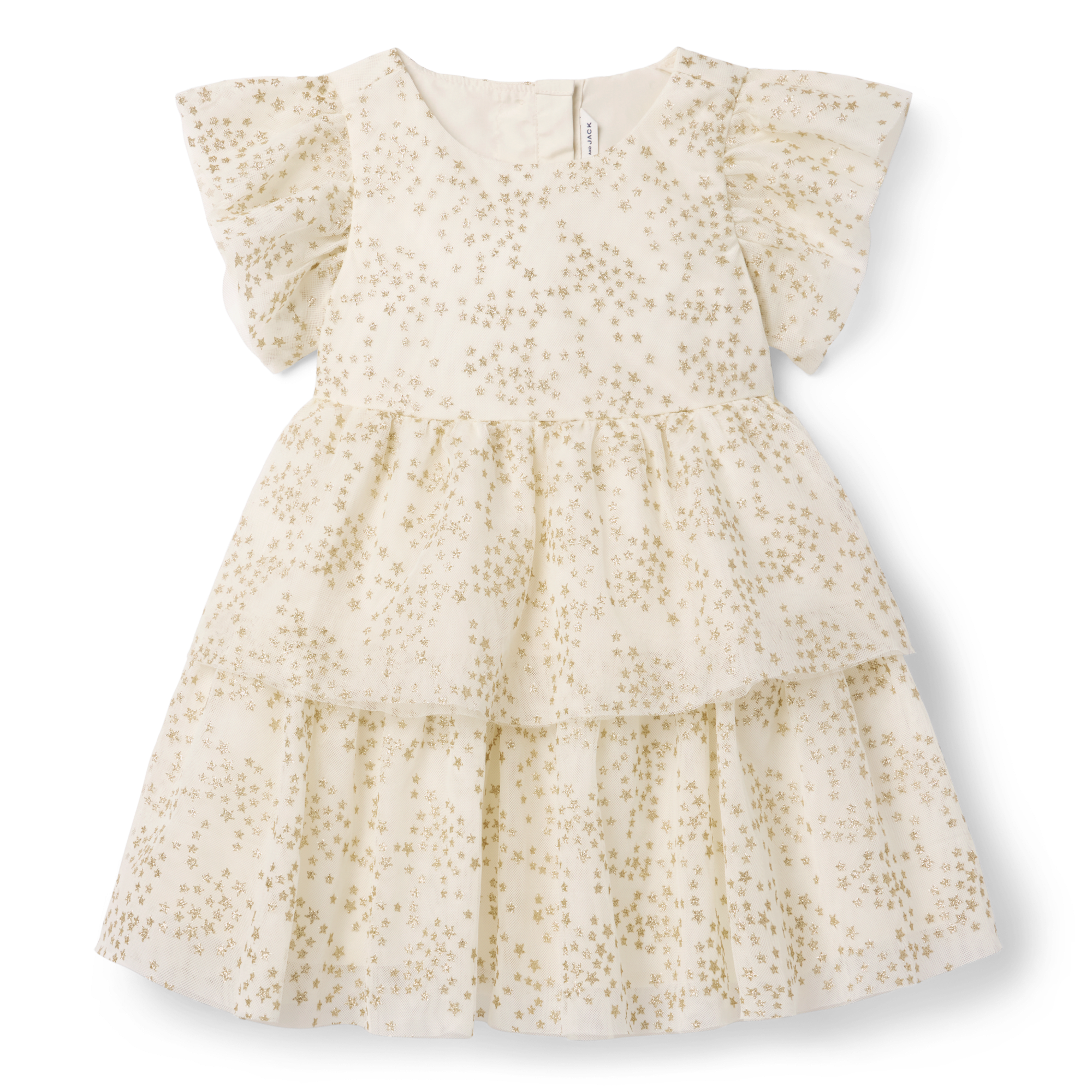 American Girl X Janie And Jack Sparkly Cream Celebration Dress For Little Girls & Girls - Image 6