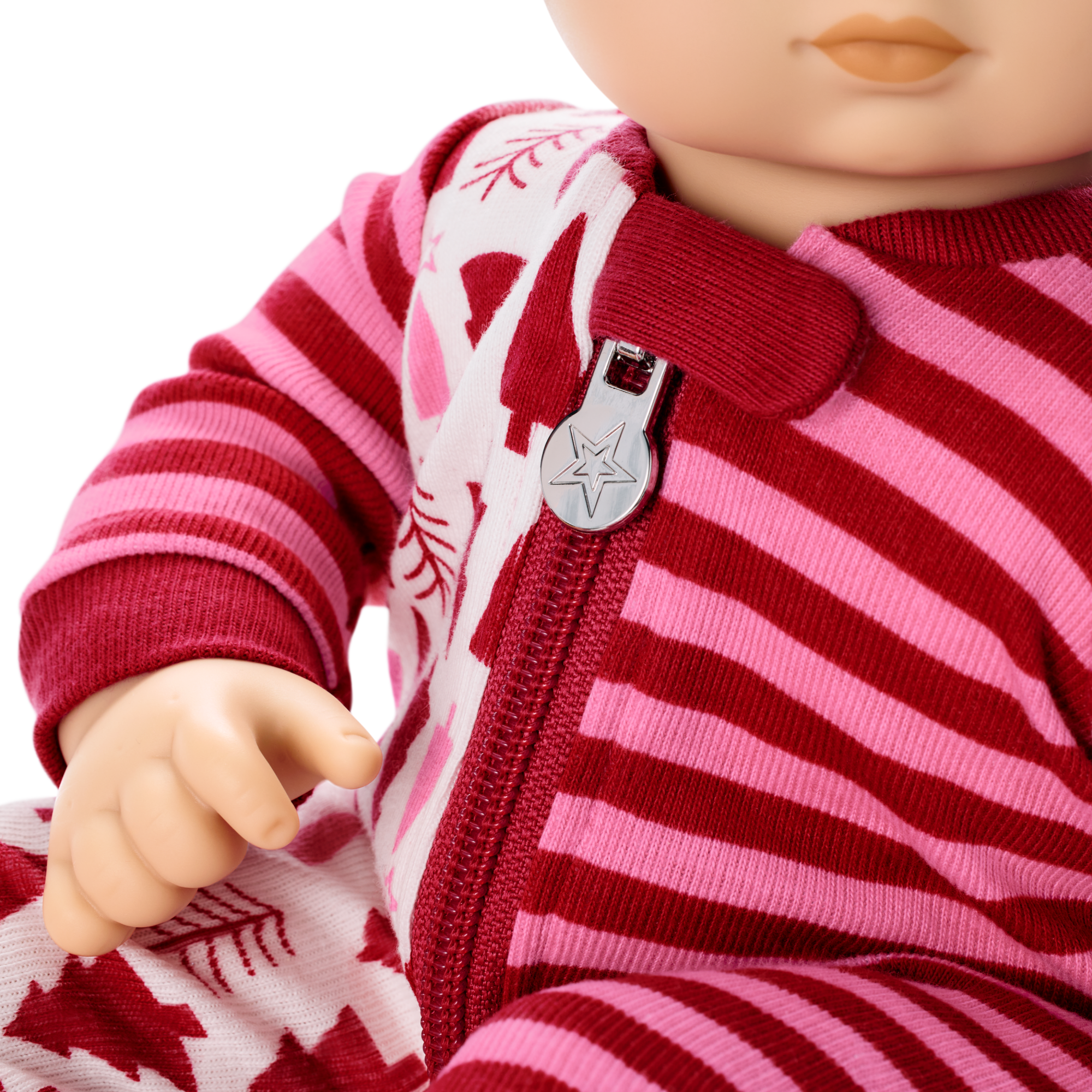 American Girl X Hanna Andersson Holiday Treetops Pajamas For Bitty Baby Dolls - Image 4