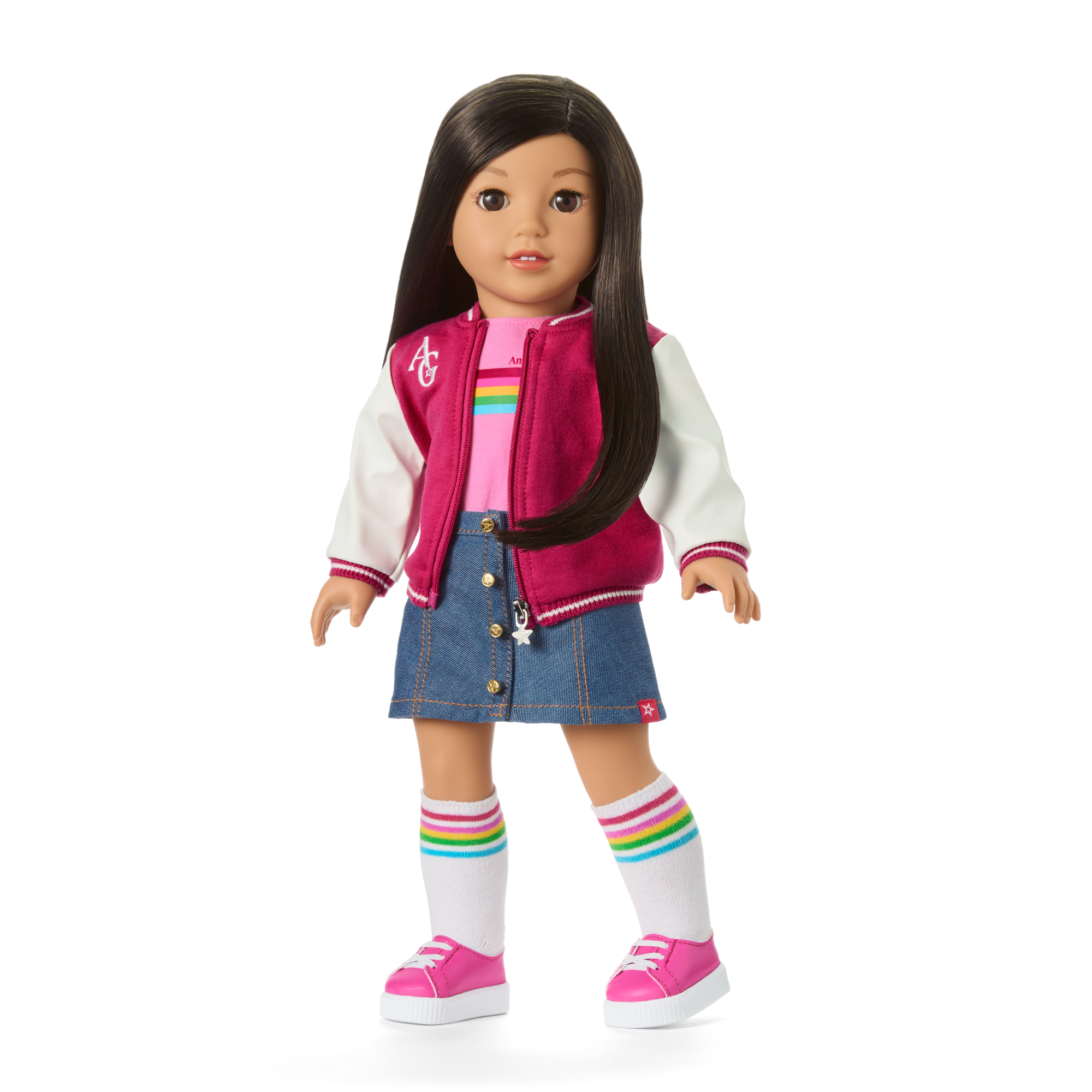 Truly Me 18-Inch Doll #124 With Straight Black-Brown Hair - Image 12