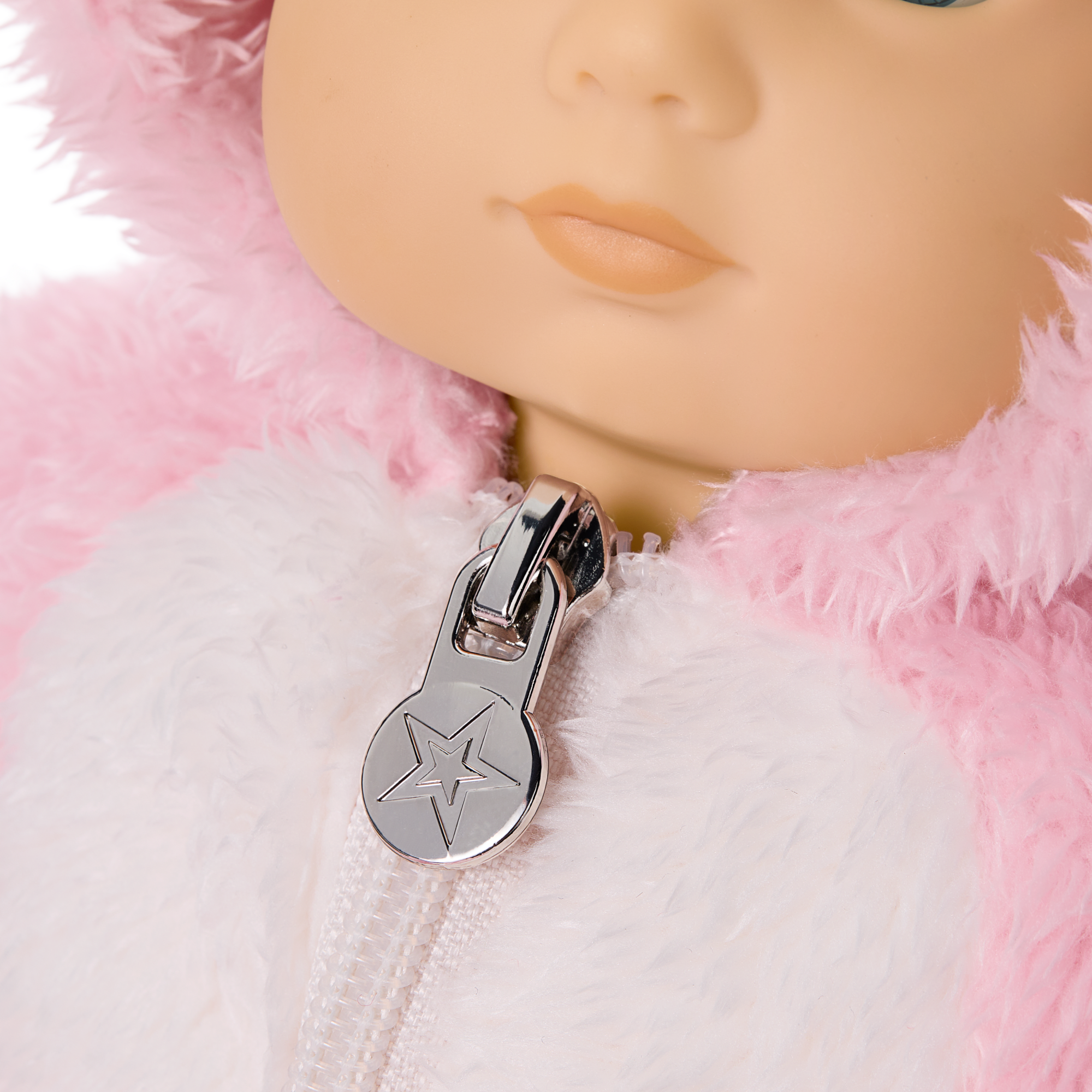 Playful Pink Bunny One-Piece Outfit For Bitty Baby Dolls - Image 6