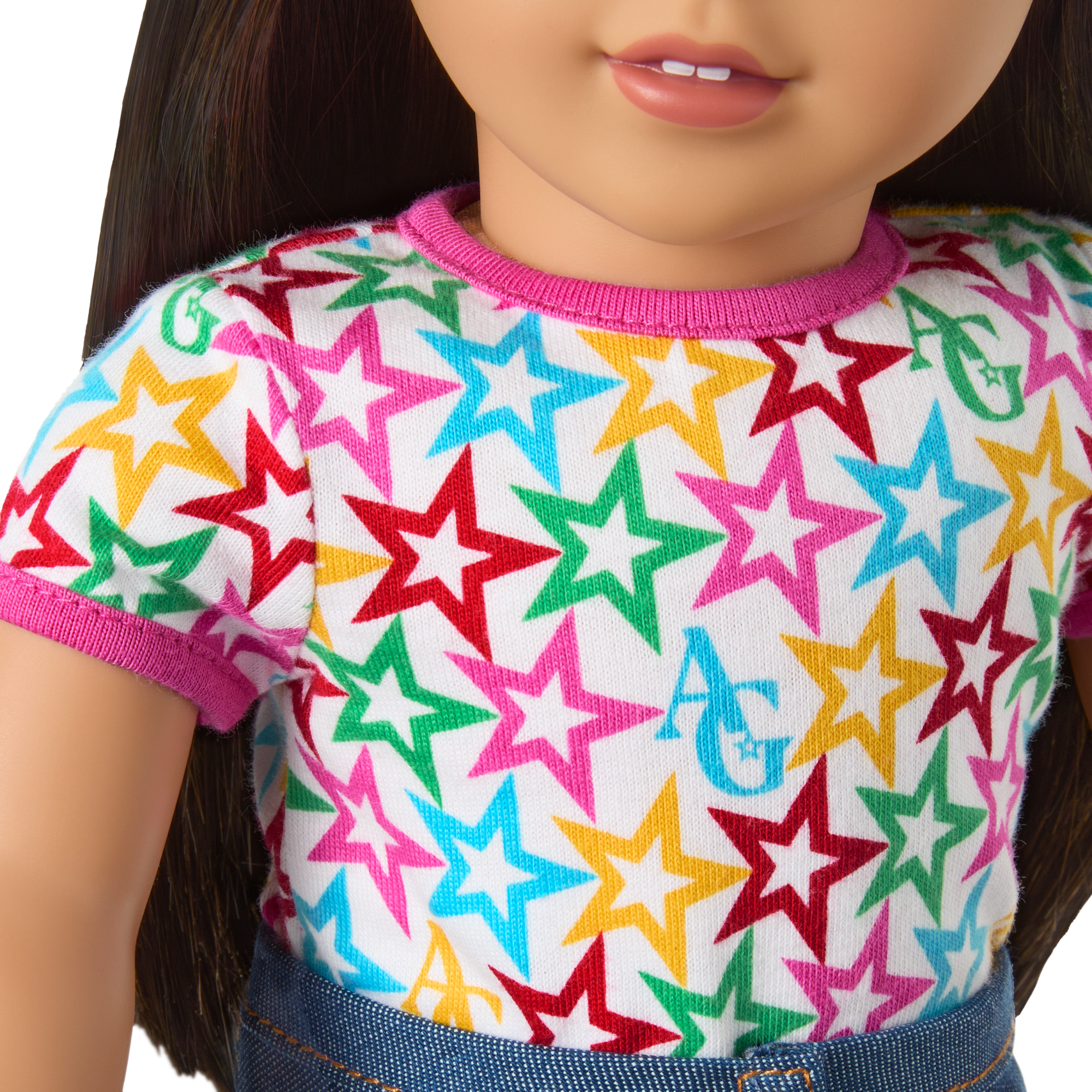 Truly Me 18-Inch Doll #124 With Straight Black-Brown Hair - Image 6