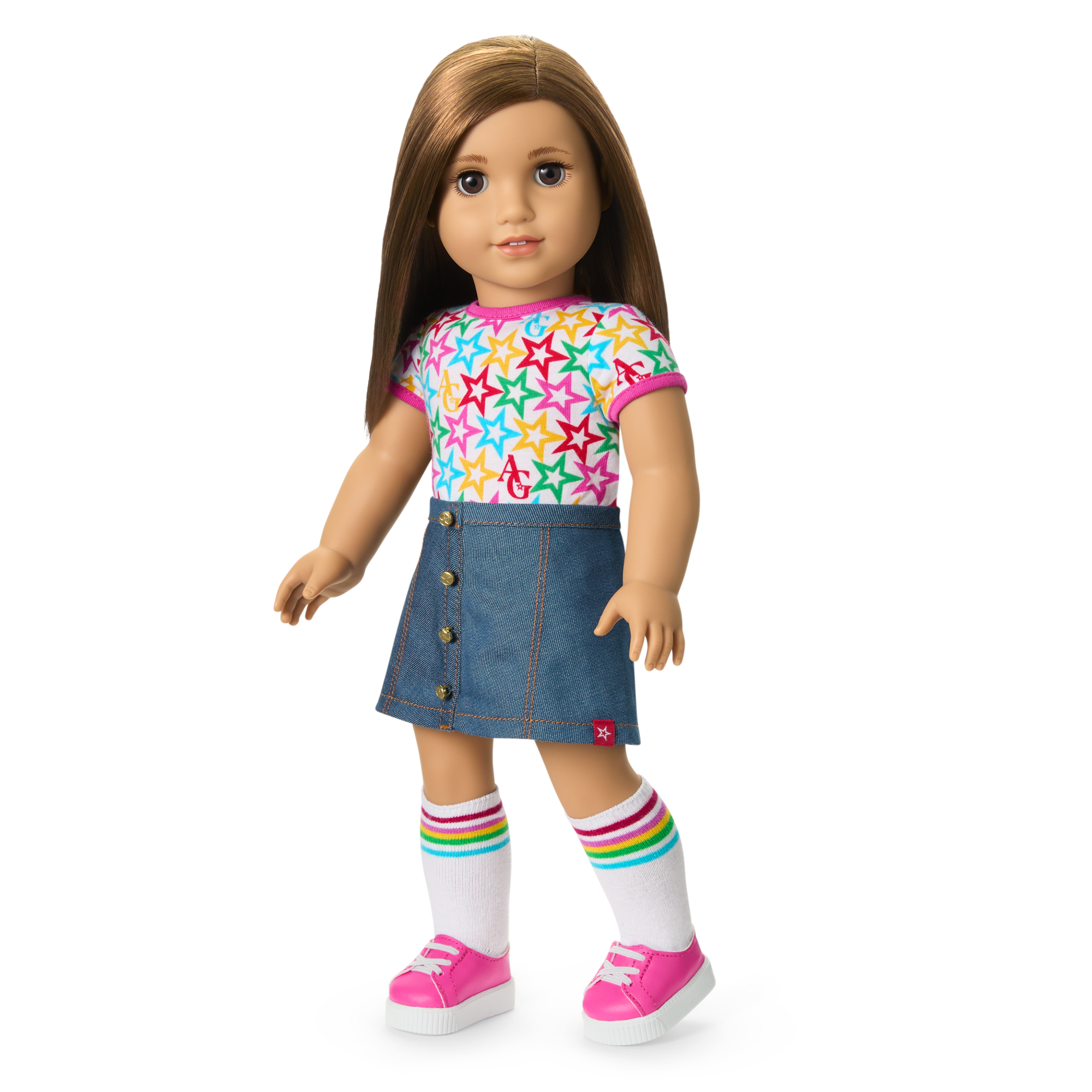 Truly Me 18-Inch Doll #107 With Straight Brown Hair - Image 9