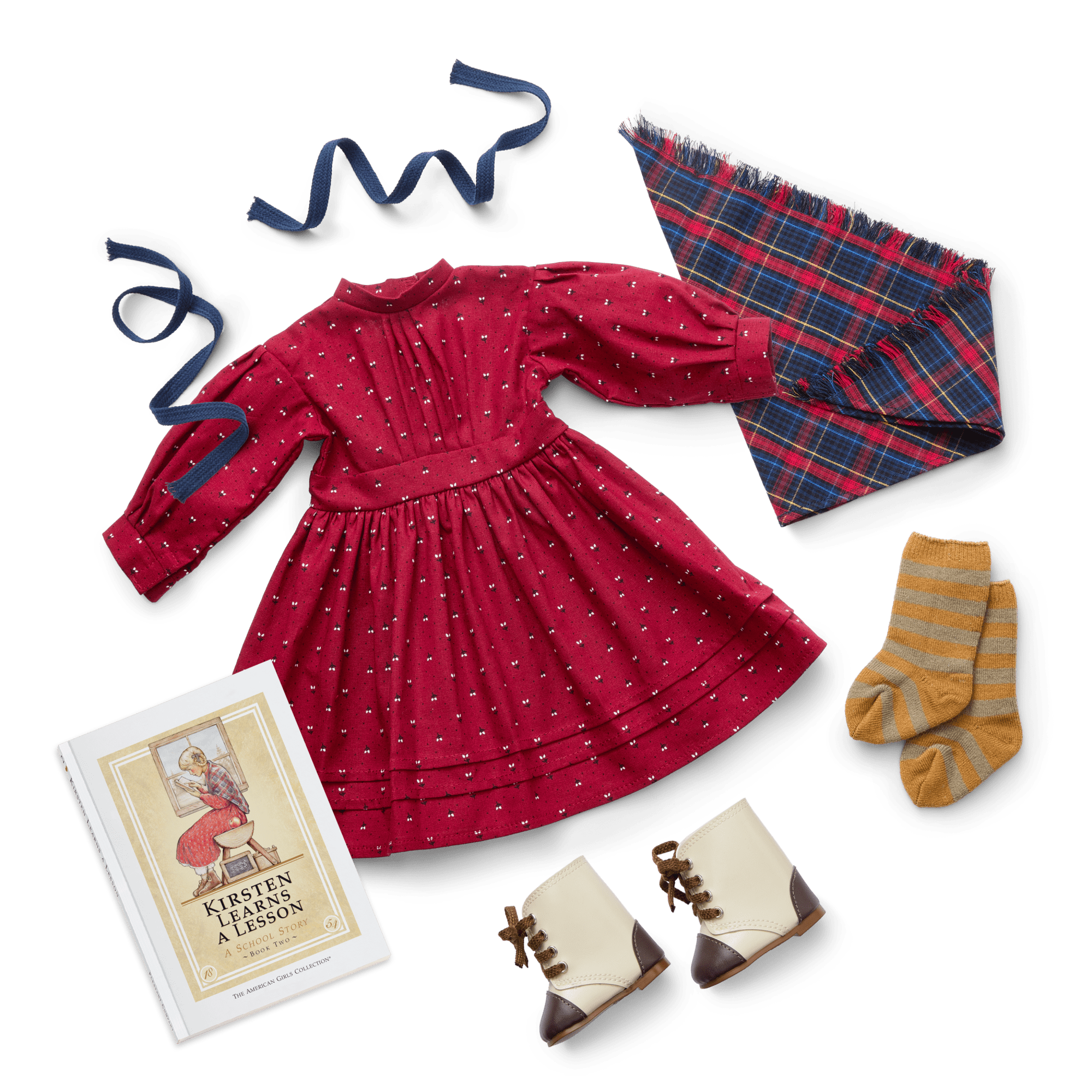 Kirsten's School Outfit & Book (Historical Characters)