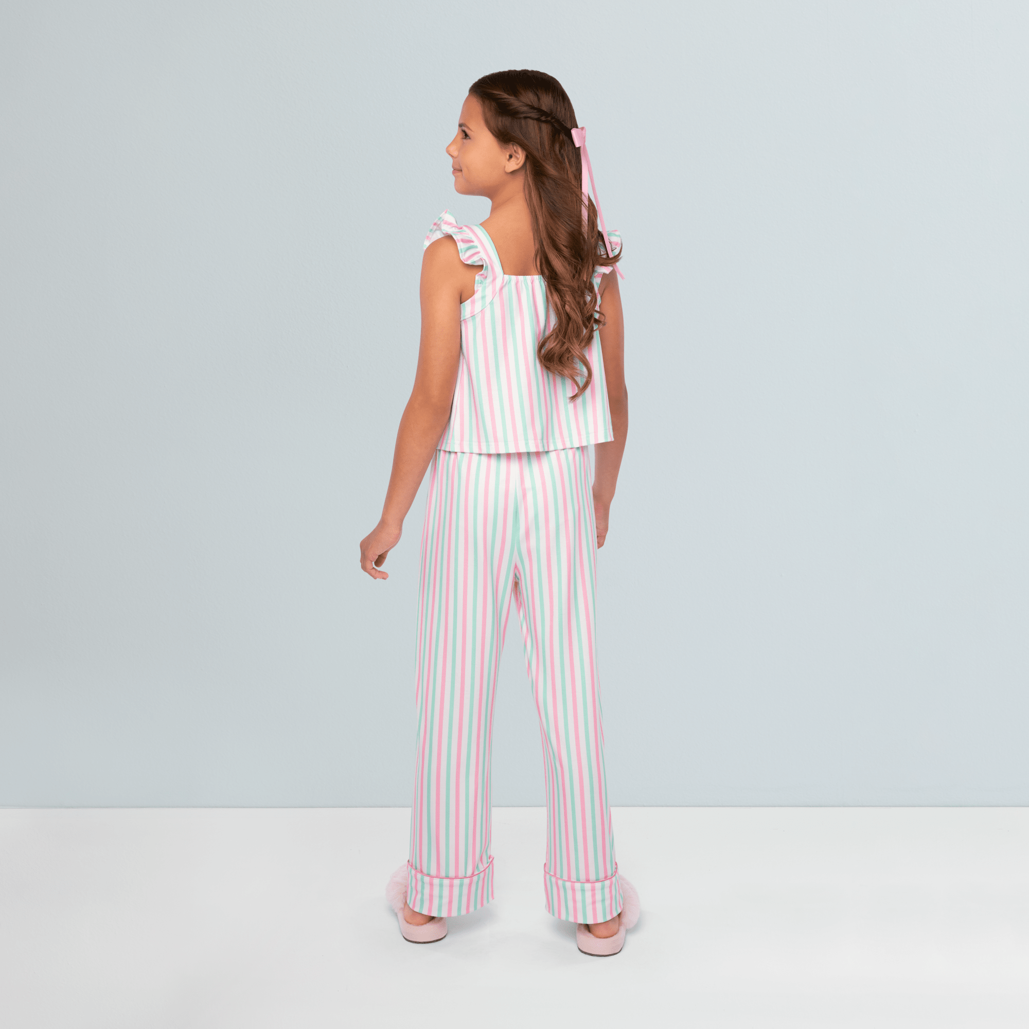 Raquel's Coastal Stripes Pajamas For Girls (Girl Of The Year 2026) - Image 9