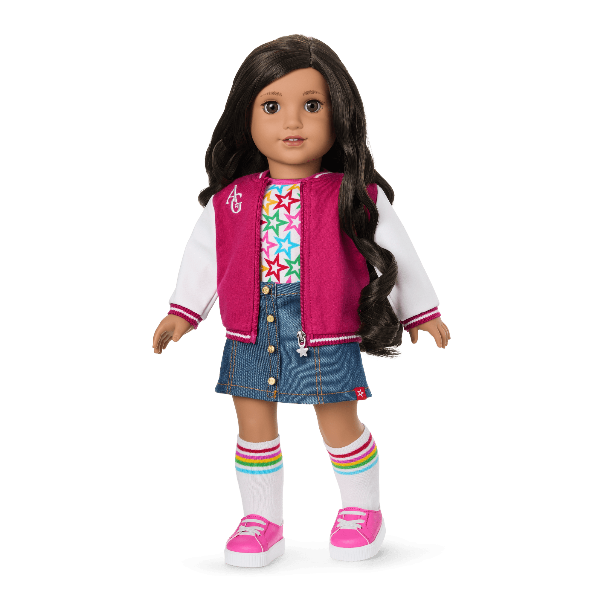 Truly Me 18-Inch Doll #108, Puppy, Mini Backpack & Accessories Ag Star Squad Bundle - Image 2