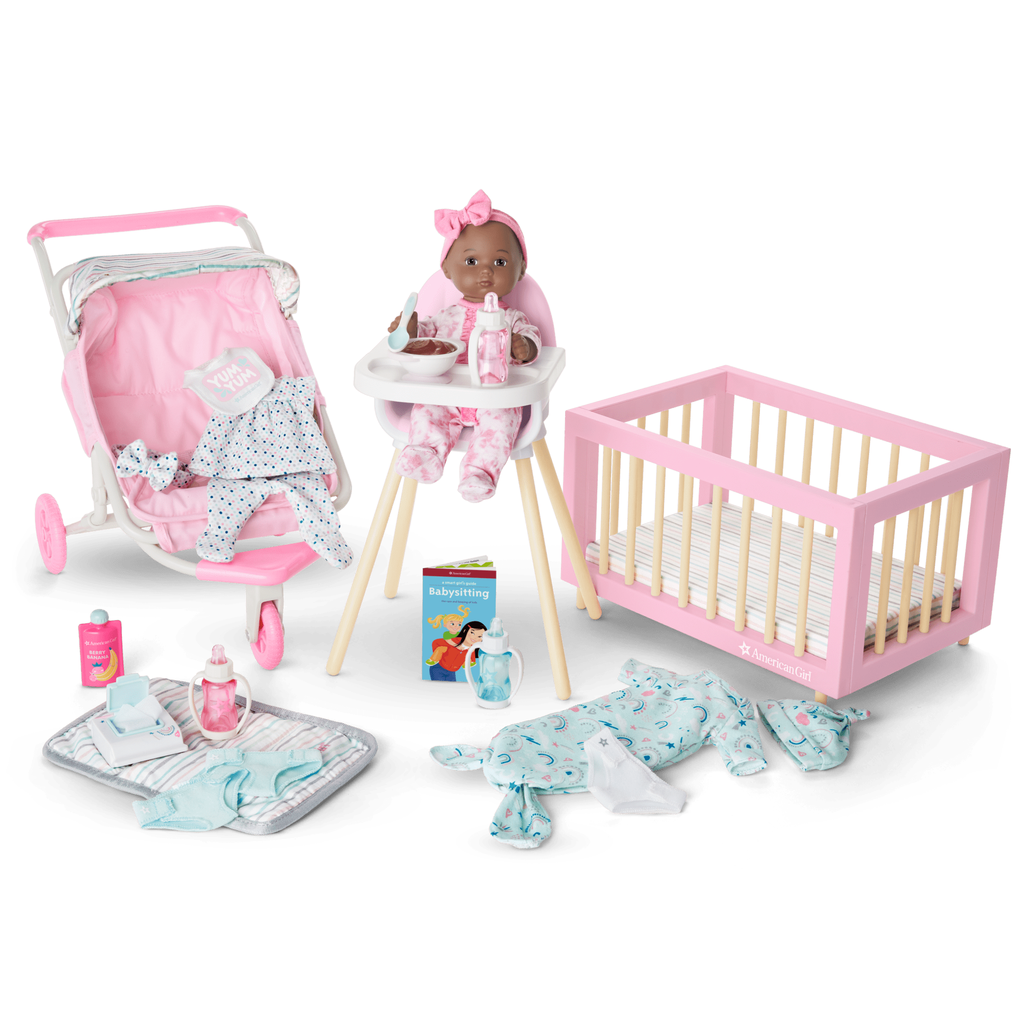 Little Bitty Baby Double Stroller Set For 7.75-Inch Dolls - Image 8