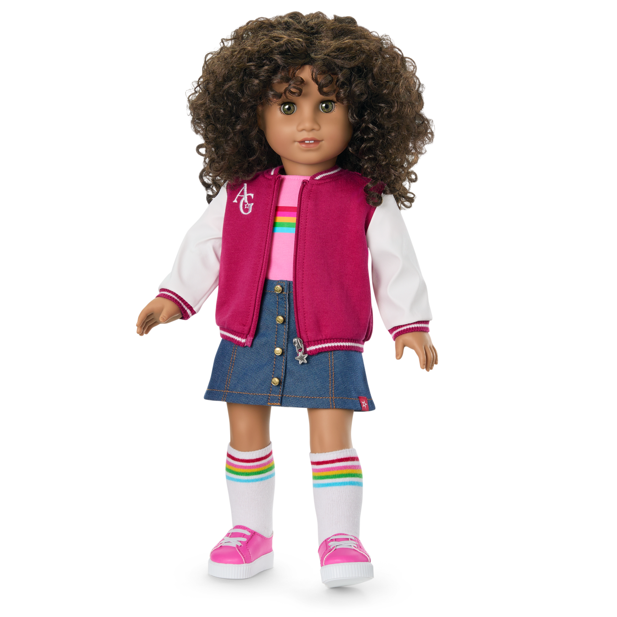 Truly Me 18-Inch Doll #132 With Curly Dark-Brown Hair - Image 12
