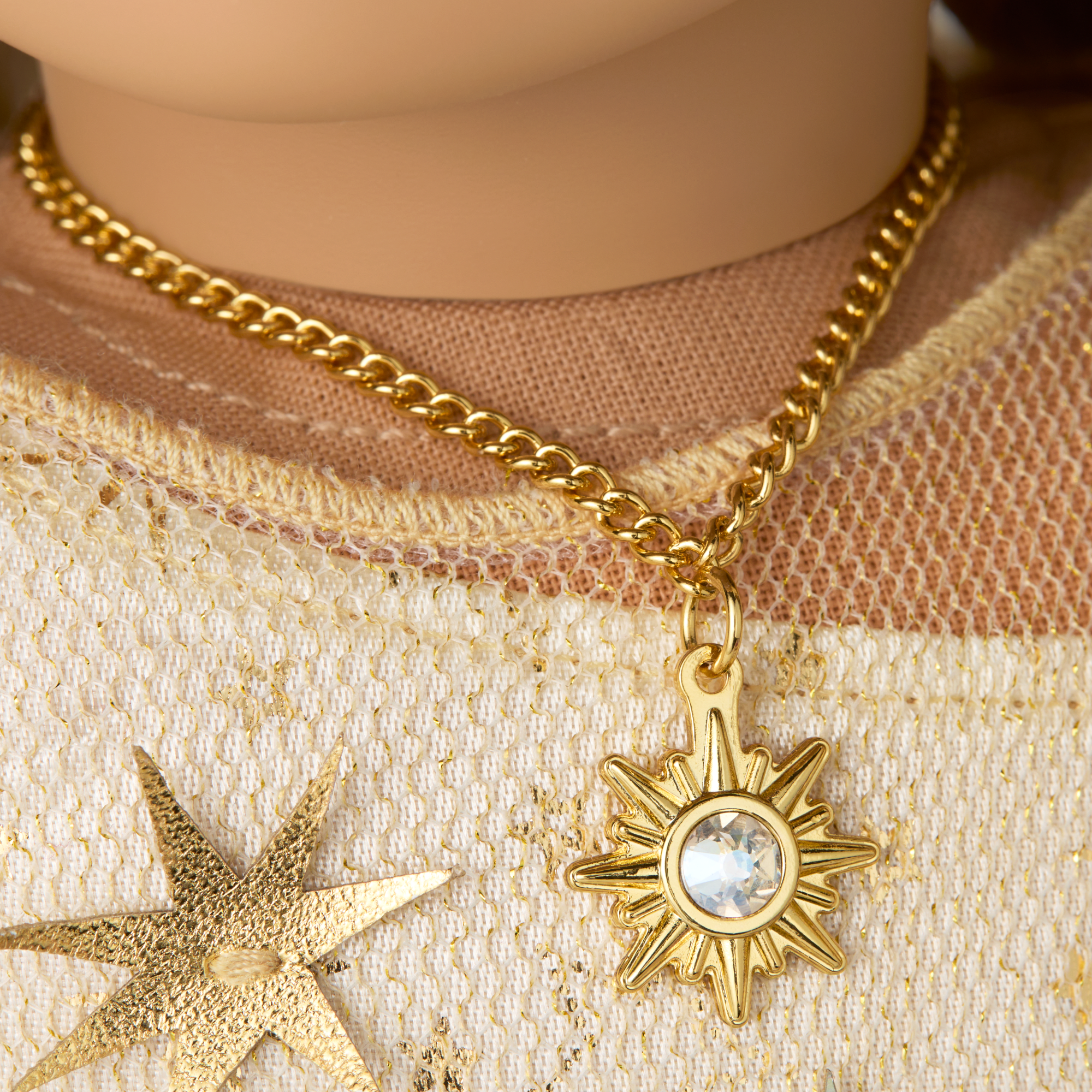 American Girl 2025 Glimmering Gold Holiday Collector Doll - Image 6