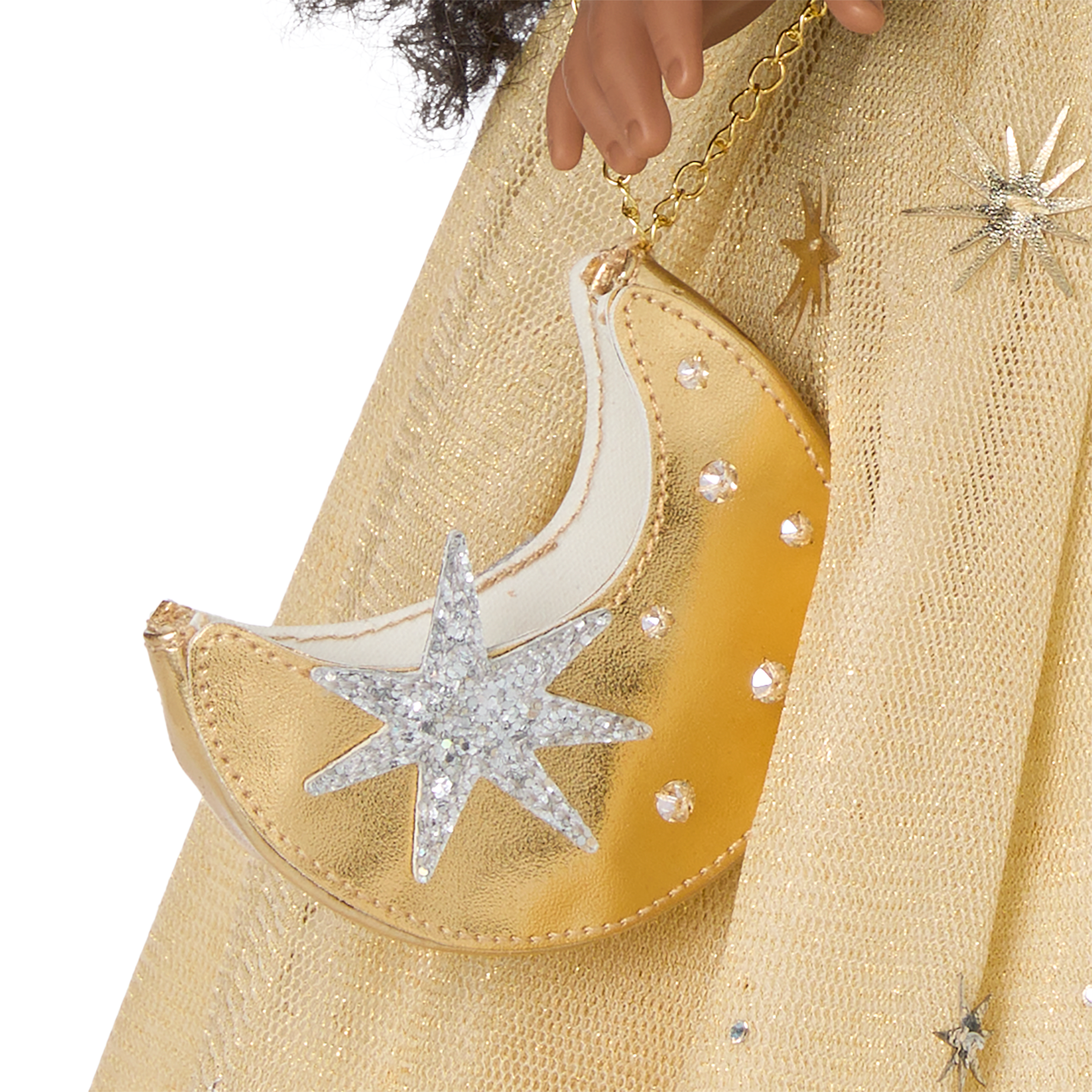 American Girl 2025 Glimmering Gold Holiday Collector Doll - Image 11