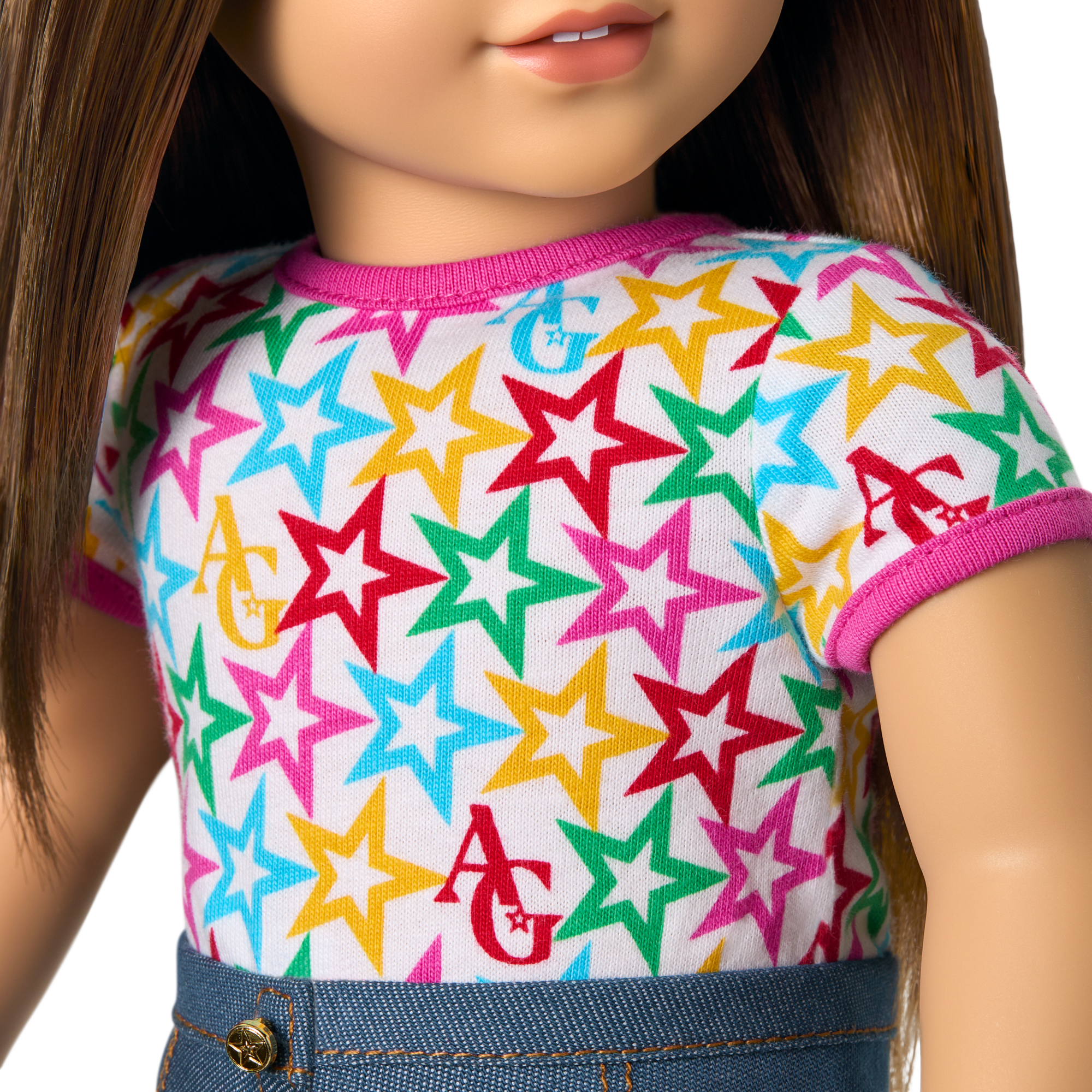 Truly Me 18-Inch Doll #107 With Straight Brown Hair - Image 6