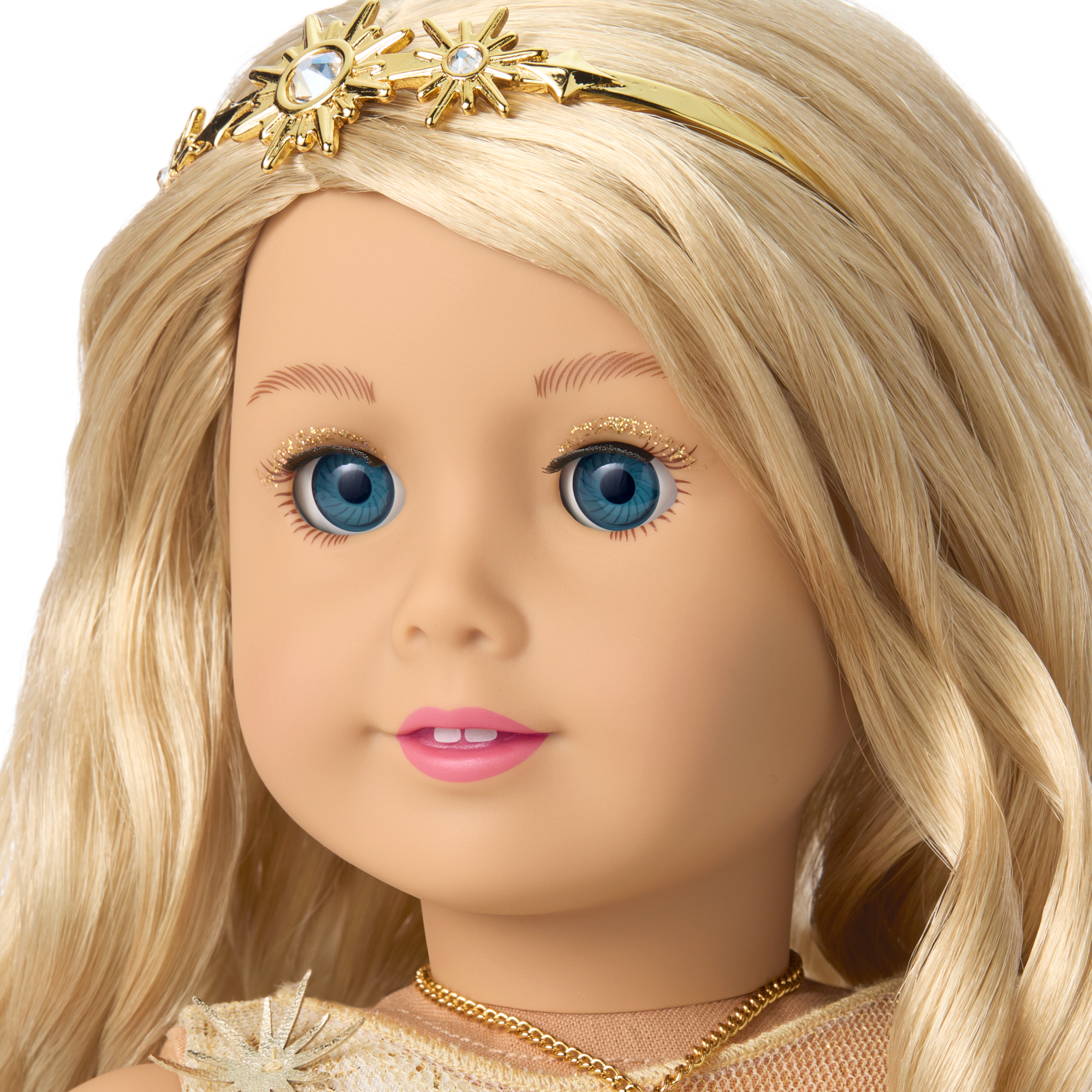 American Girl 2025 Glimmering Gold Holiday Collector Doll - Image 3