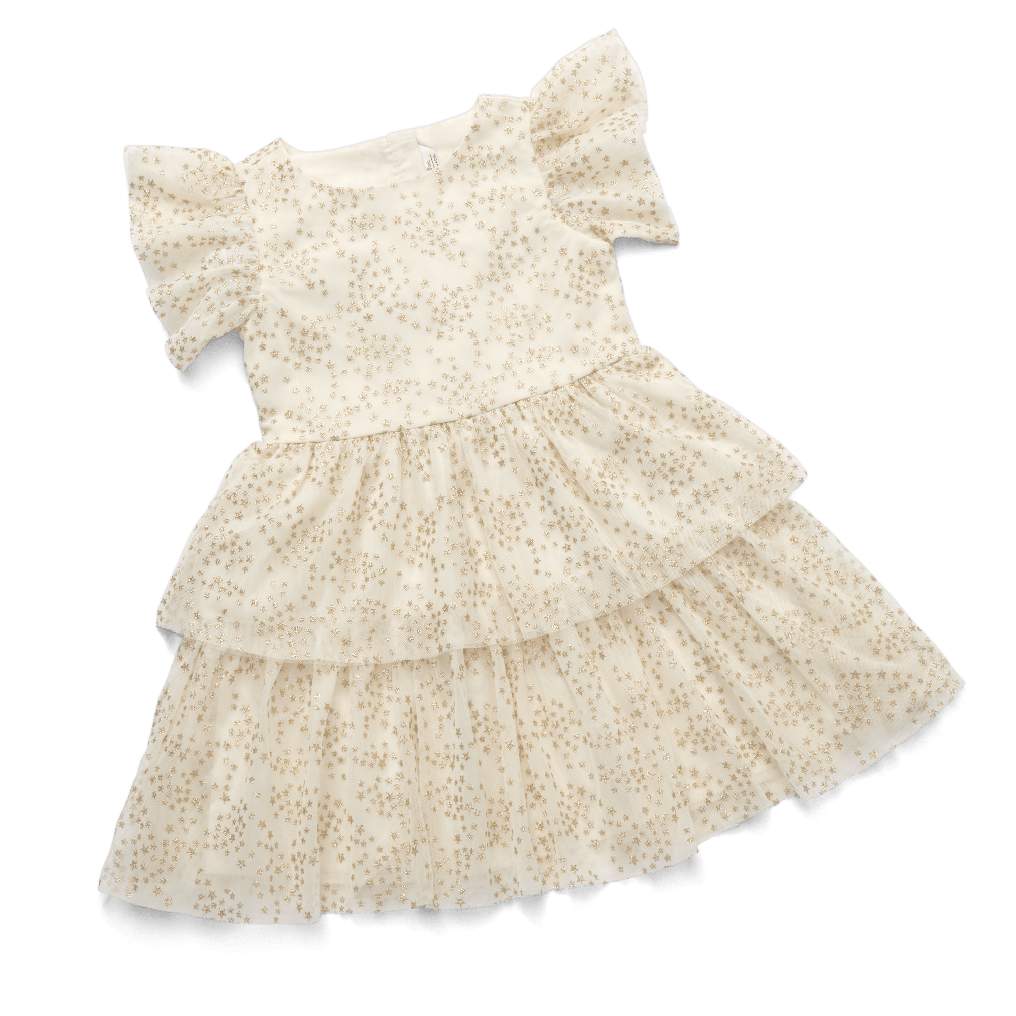 American Girl X Janie And Jack Sparkly Cream Celebration Dress For Little Girls & Girls - Image 2
