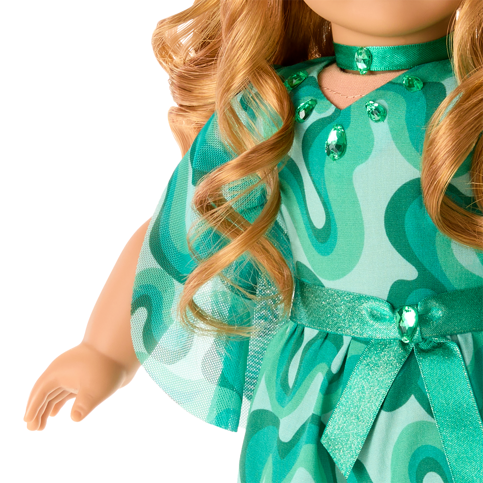 May Enchanting Emerald Outfit For 18-Inch Dolls - Image 5