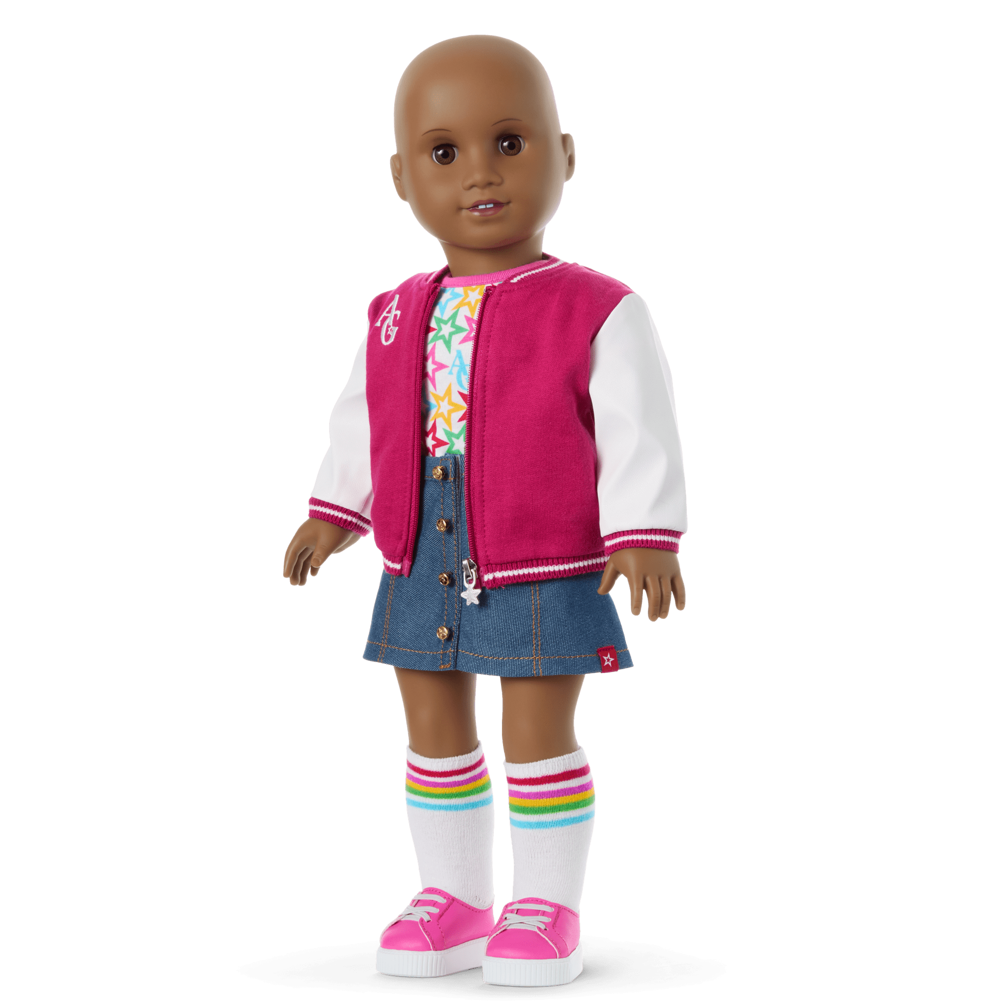 Truly Me 18-Inch Doll #114, Puppy, Mini Backpack & Accessories Ag Star Squad Bundle - Image 2
