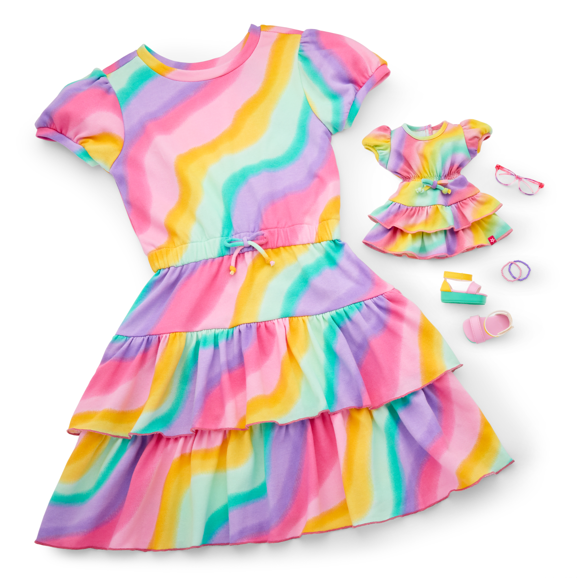 Summer's Rainbow Swirl Dress For Girls (Girl Of The Year 2025) - Image 5