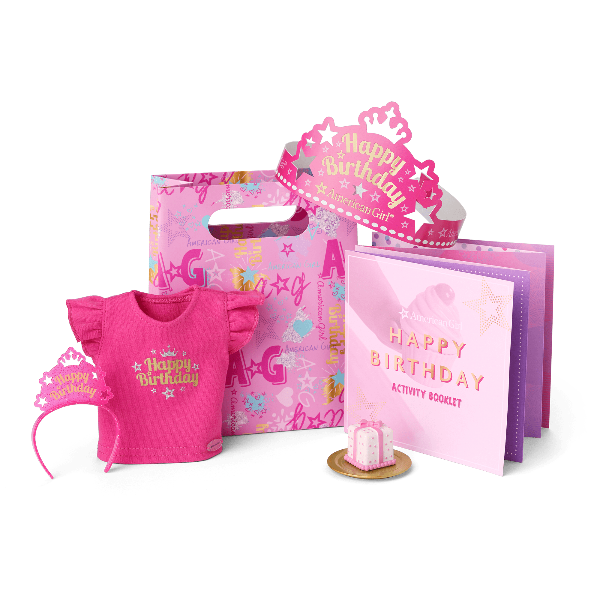 American Girl Happy Birthday Goody Bag Bundle (4 Pack)