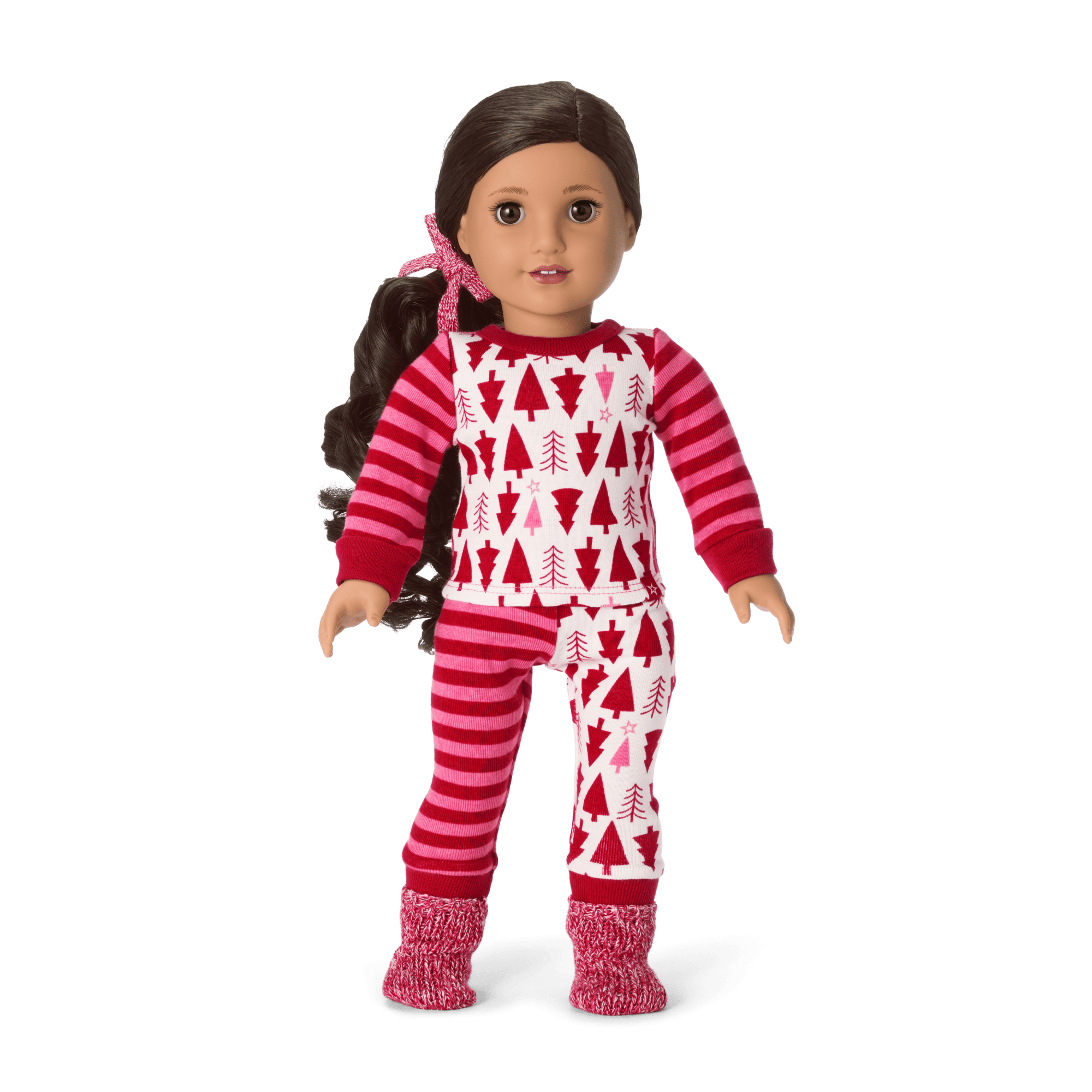 American Girl X Hanna Andersson Holiday Treetops Pajamas For 18-Inch Dolls - Image 2