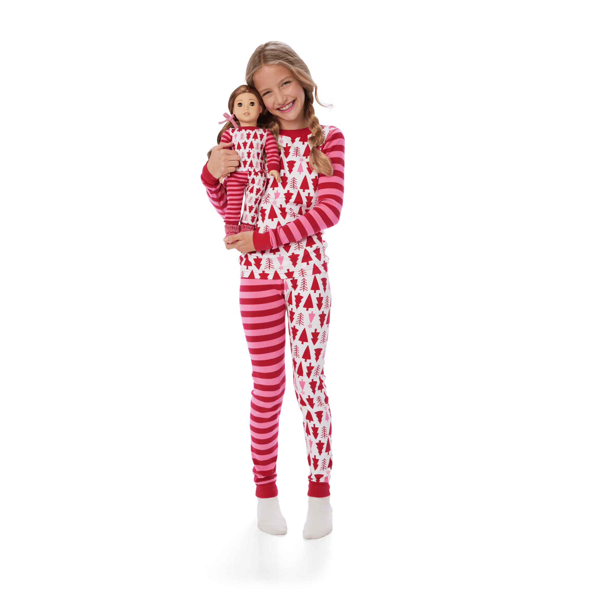 American Girl X Hanna Andersson Holiday Treetops Pajamas For Girls & 18-Inch Dolls - Image 21