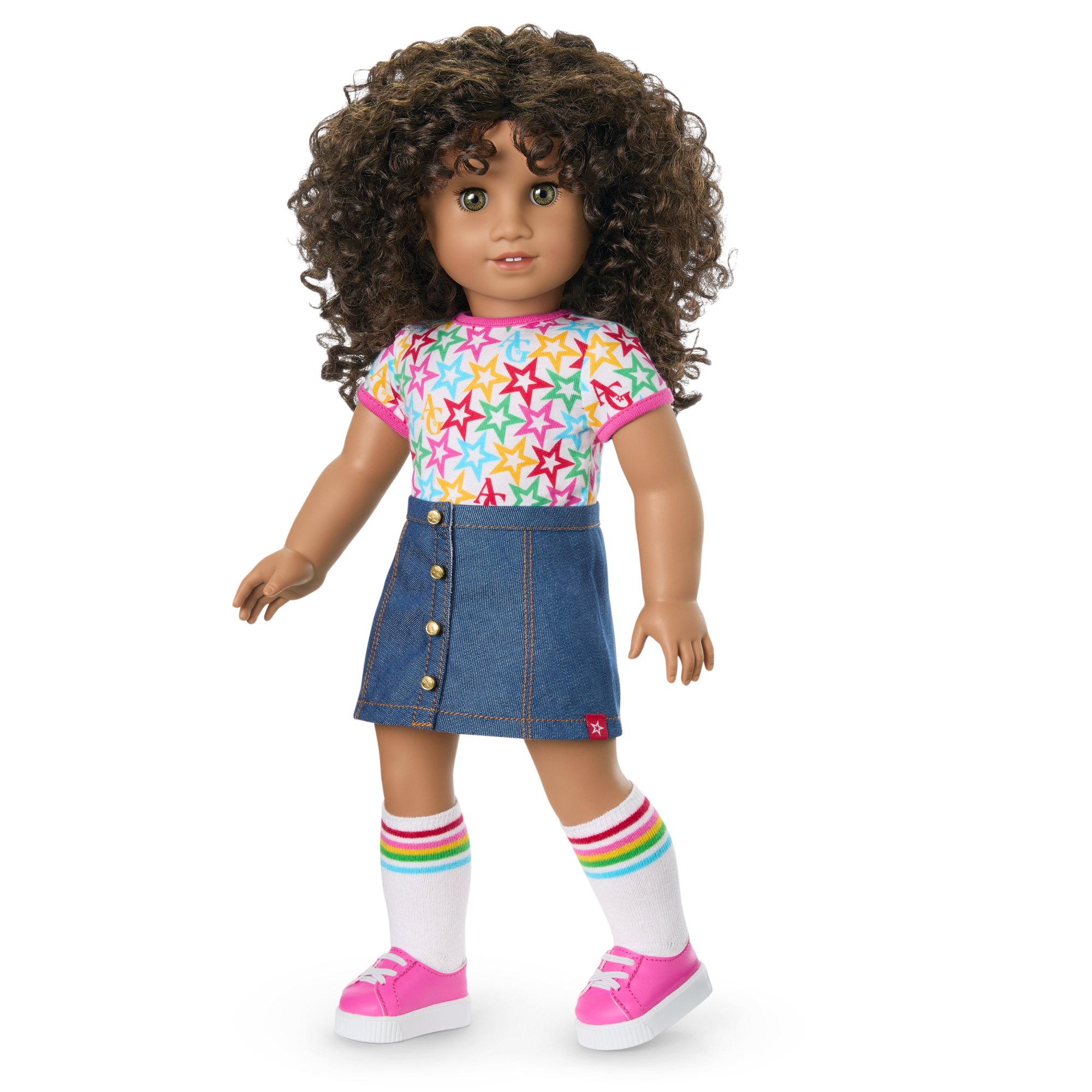 Truly Me 18-Inch Doll #132 With Curly Dark-Brown Hair - Image 9