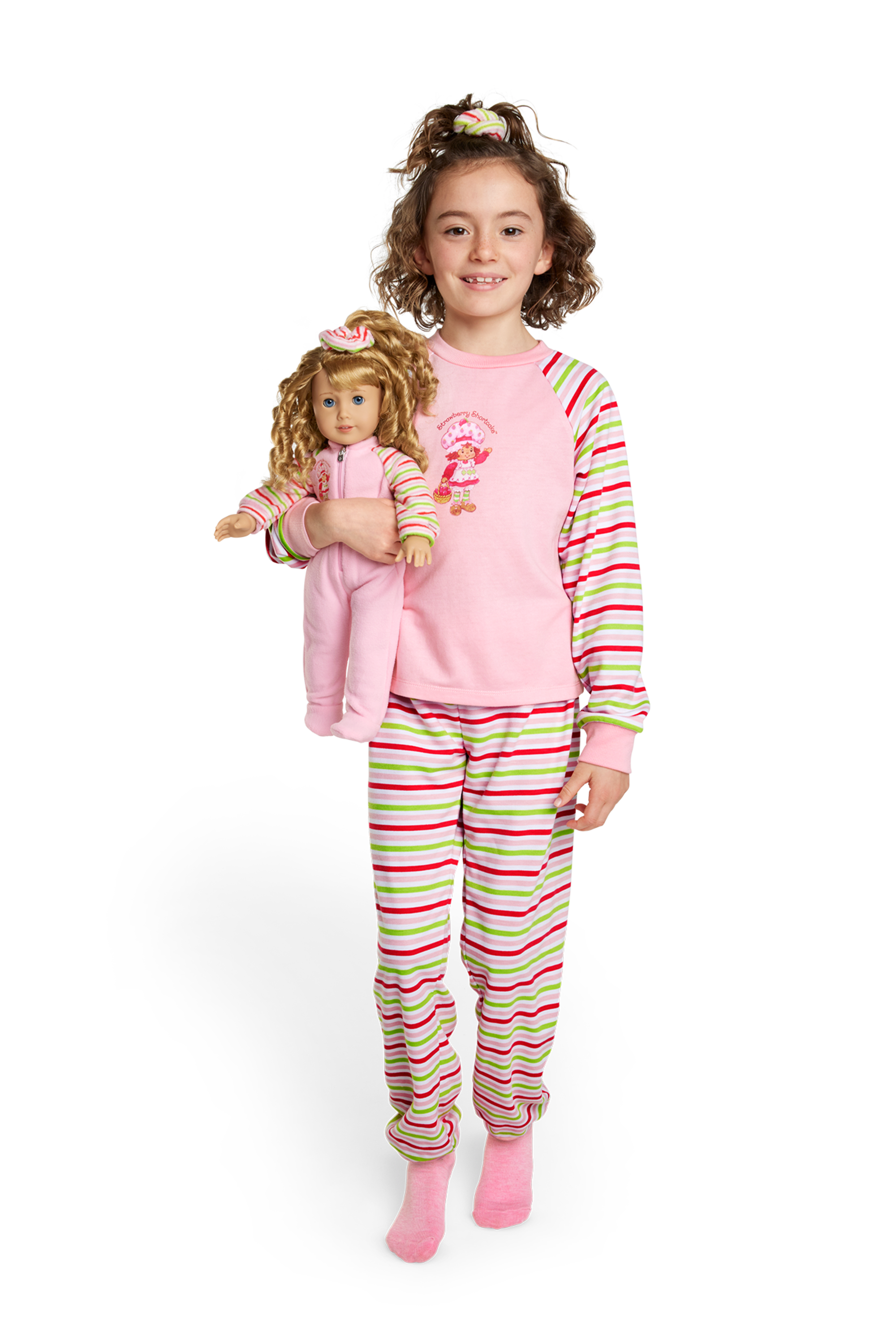 Courtney's Strawberry Shortcake Pjs For Girls & 18-Inch Dolls (Historical Characters)