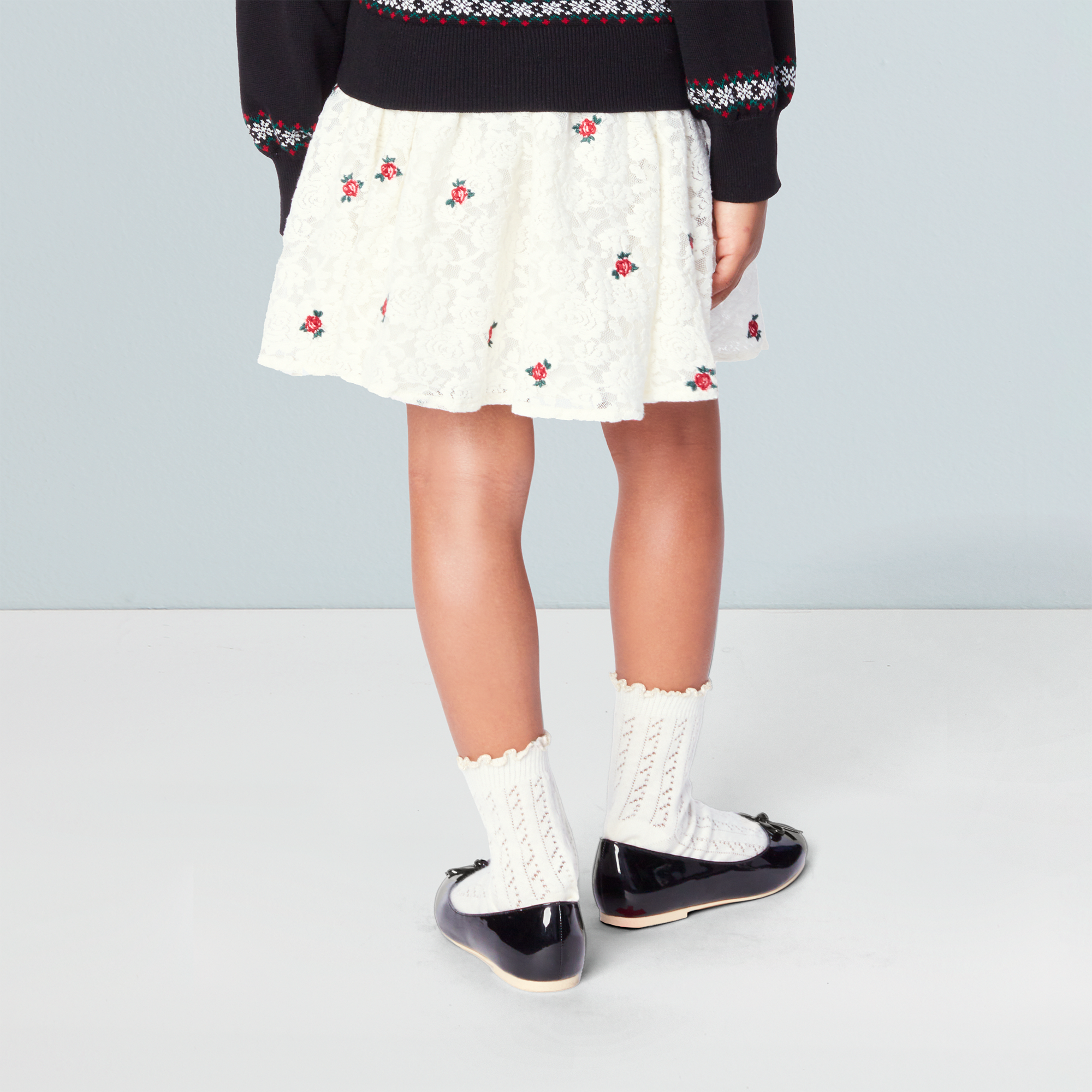 American Girl X Janie And Jack Holiday Rose Skirt For Girls - Image 3