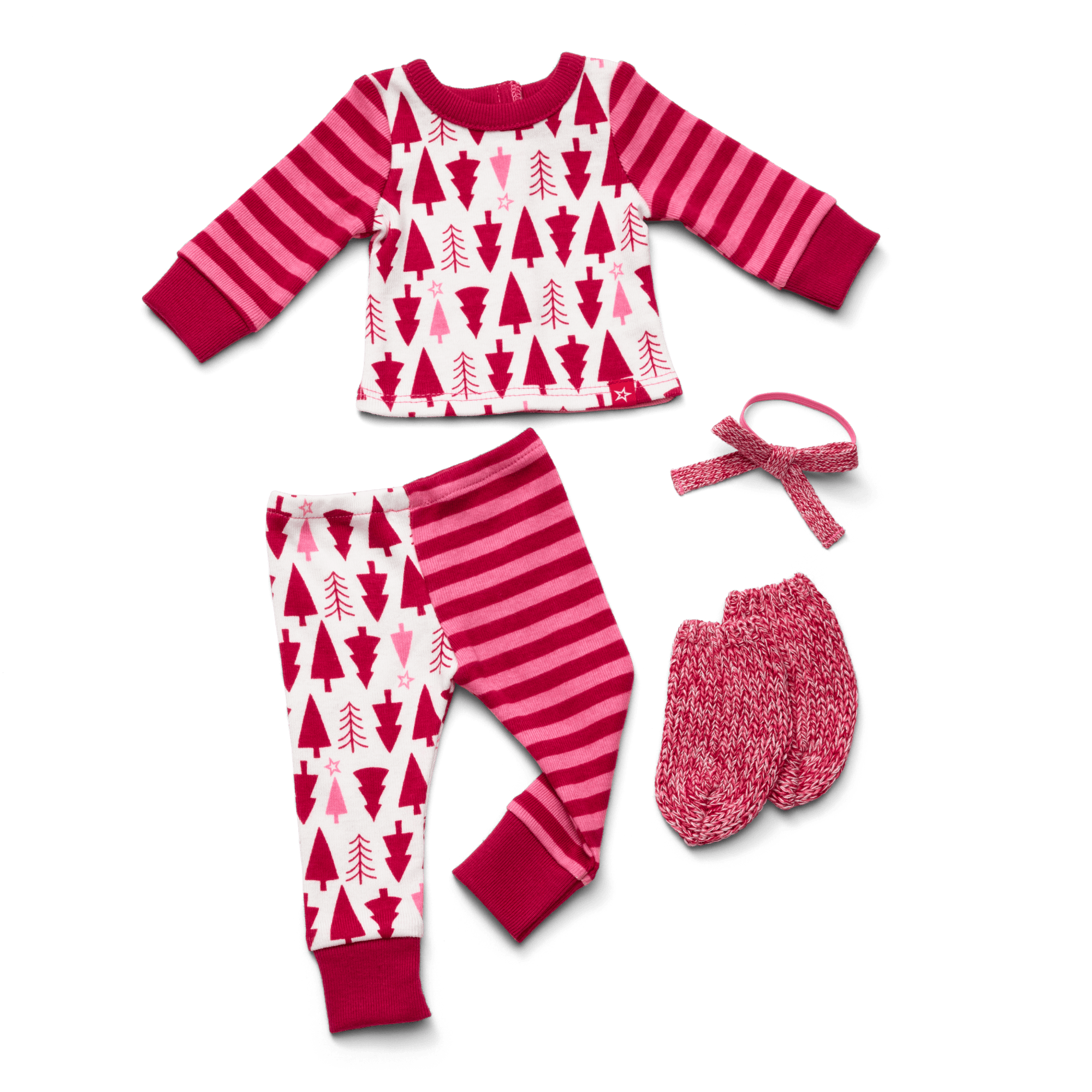 American Girl X Hanna Andersson Holiday Treetops Pajamas For Girls & 18-Inch Dolls - Image 19