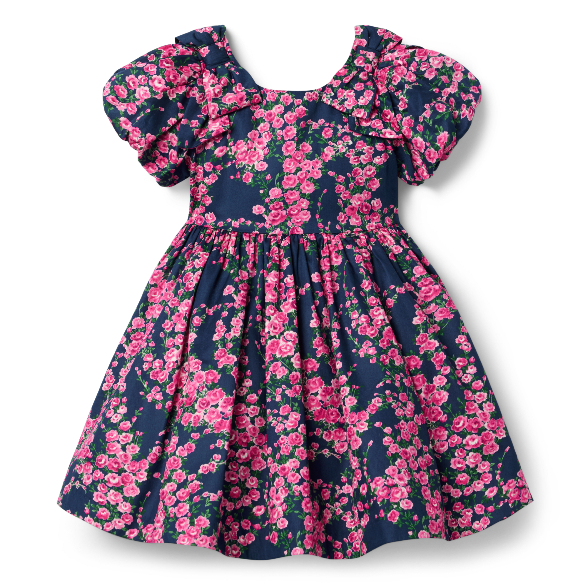American Girl X Janie And Jack Rosy Cascade Party Dress For Girls - Image 4
