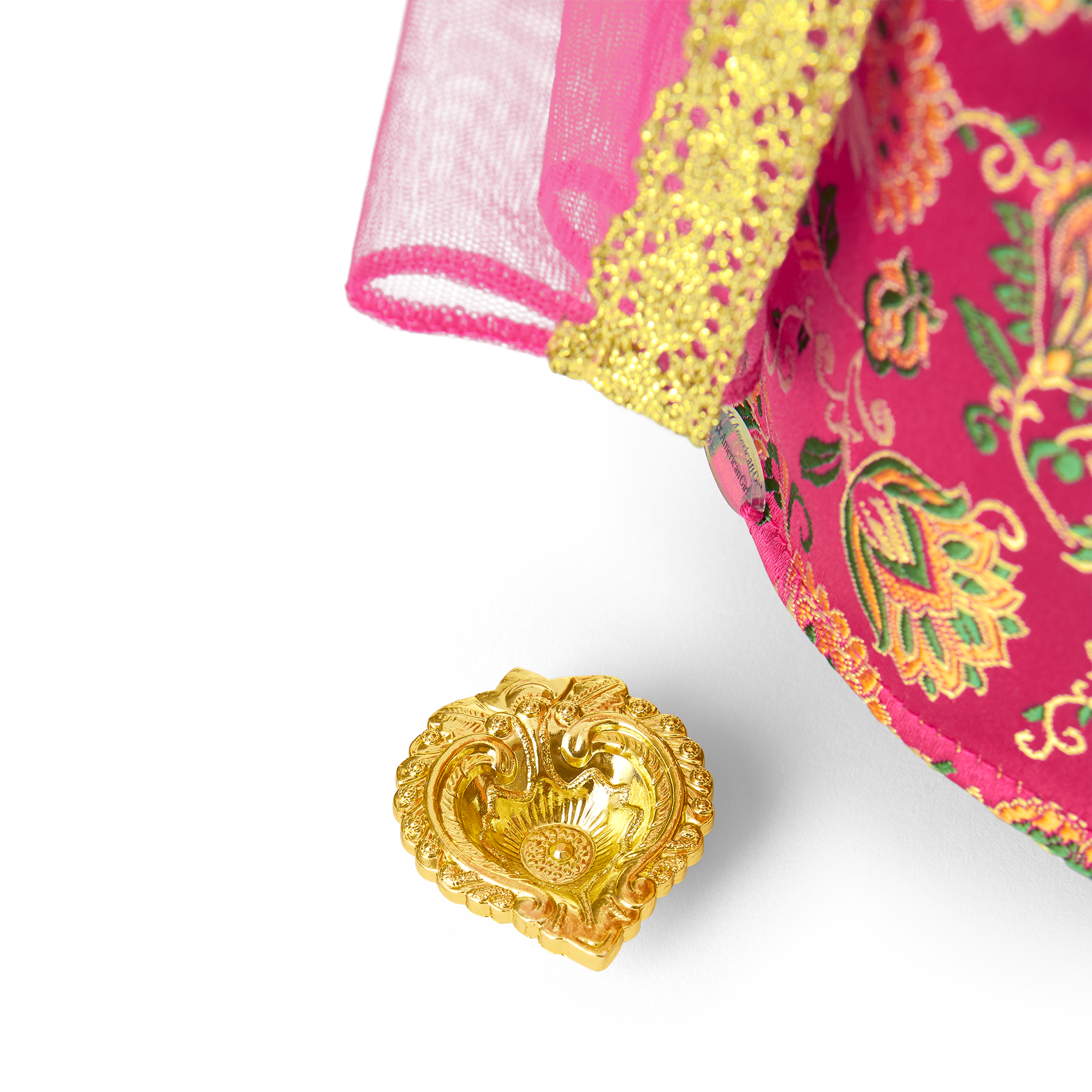 Diwali Celebration Outfit For 18-Inch Dolls - Image 6
