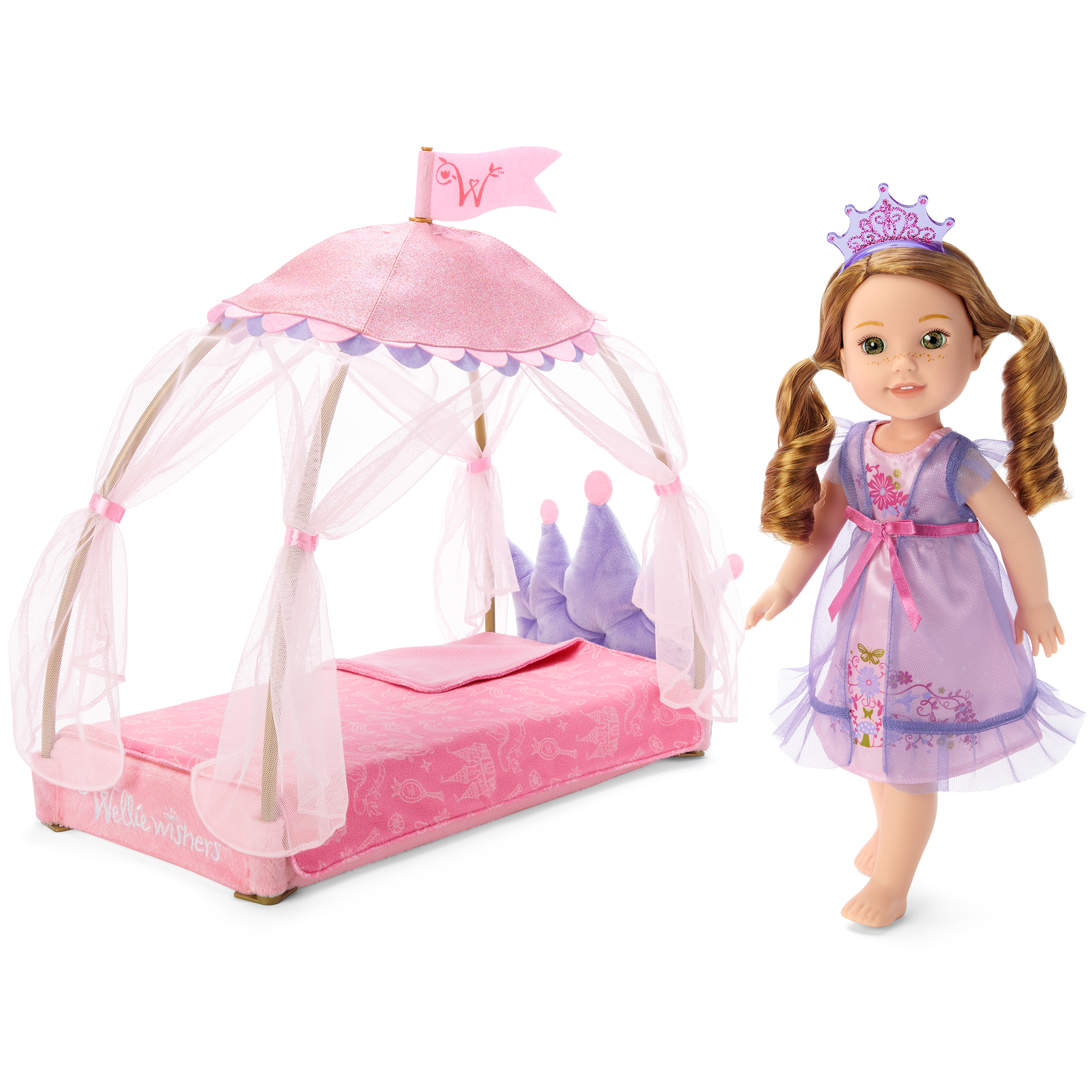 Royal Canopy Bed For Welliewishers Dolls - Image 2