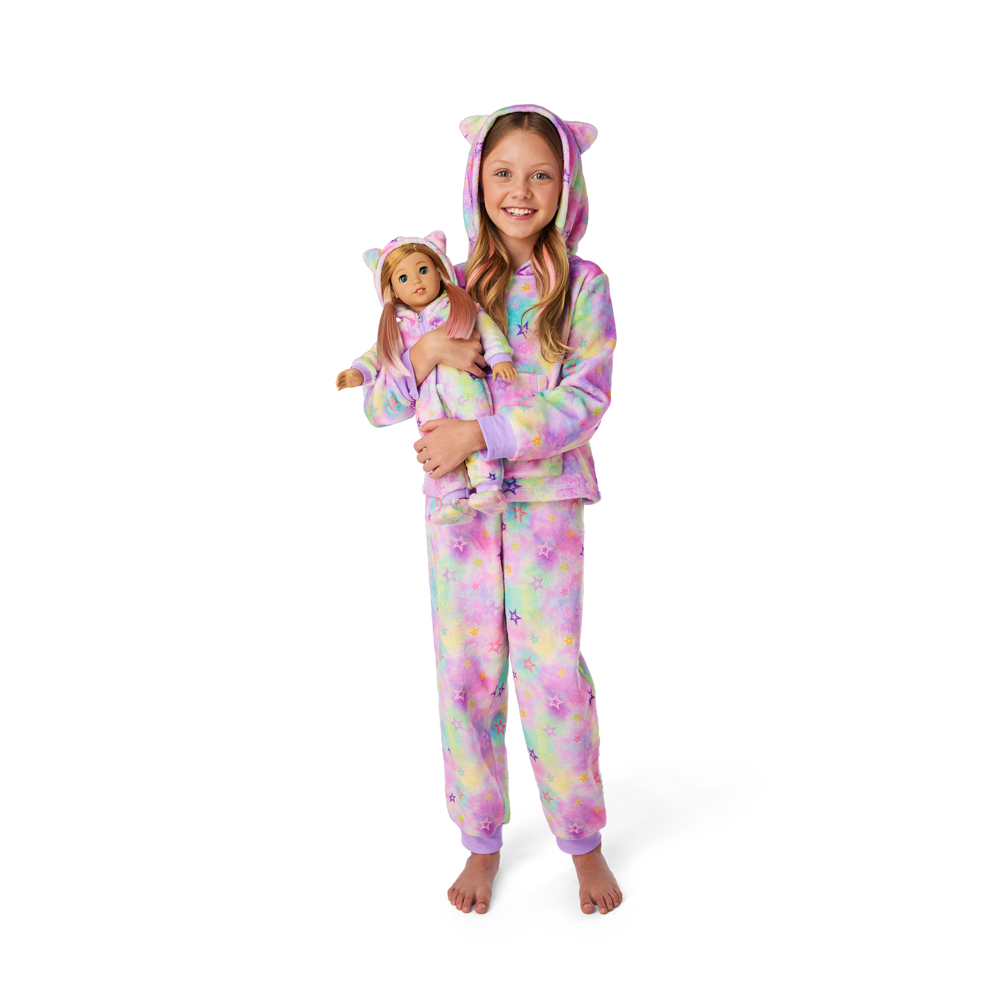 Summer's Stars & Snuggles Pajamas For Girls & 18-Inch Dolls (Girl Of The Year 2025)