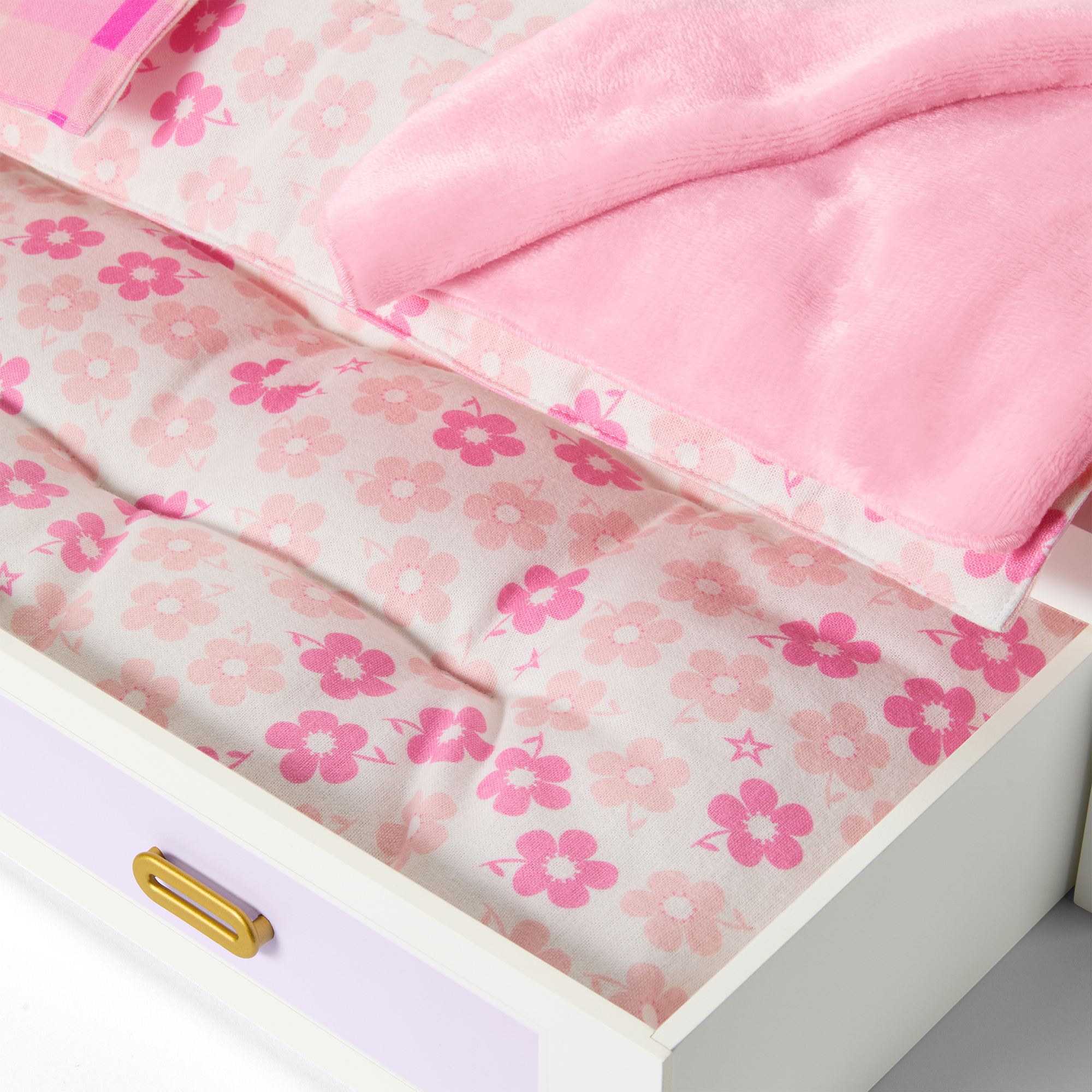 All Set For Sleepovers Canopy Bed & Nightstand For 18-Inch Dolls - Image 6