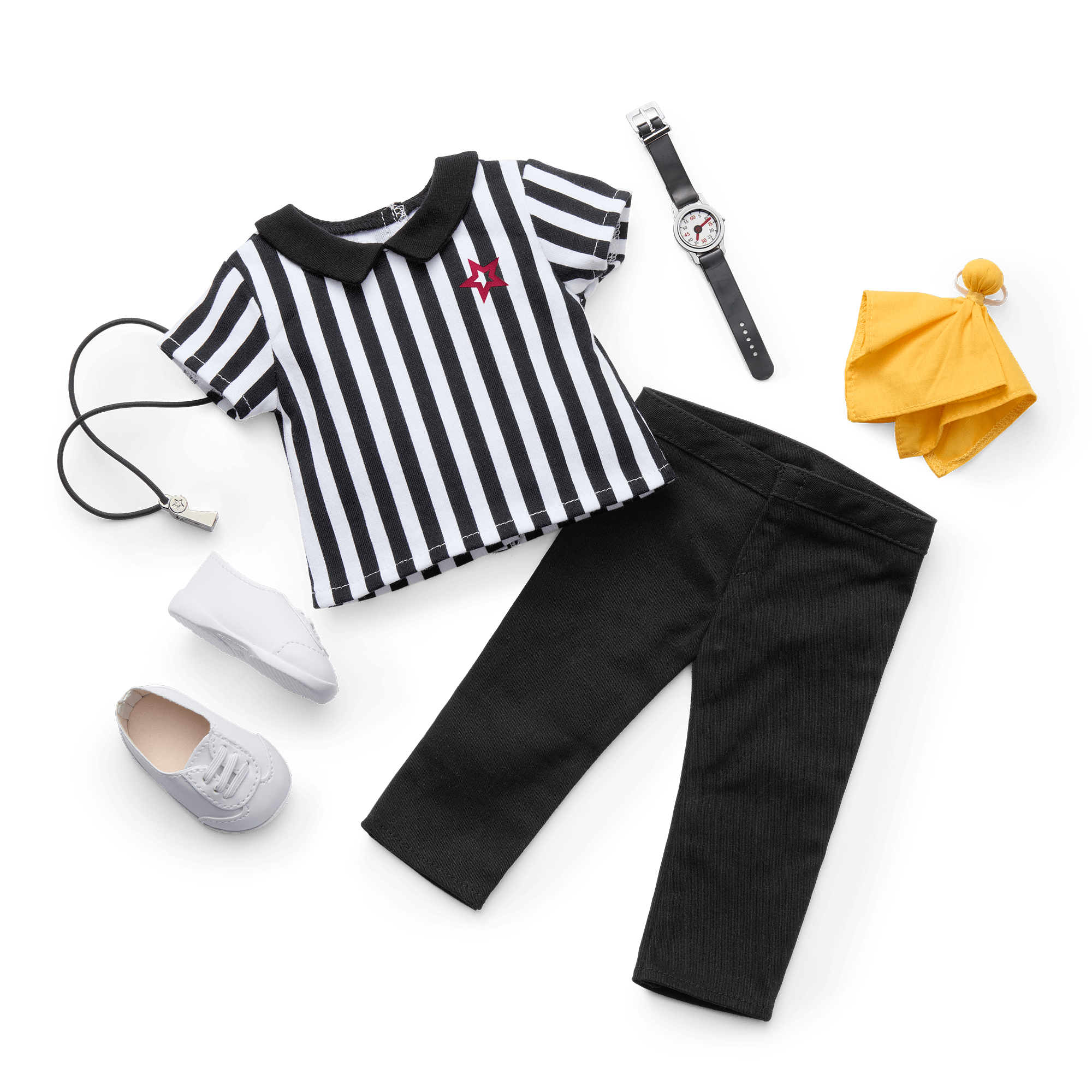 Referee Outfit For 18-Inch Dolls