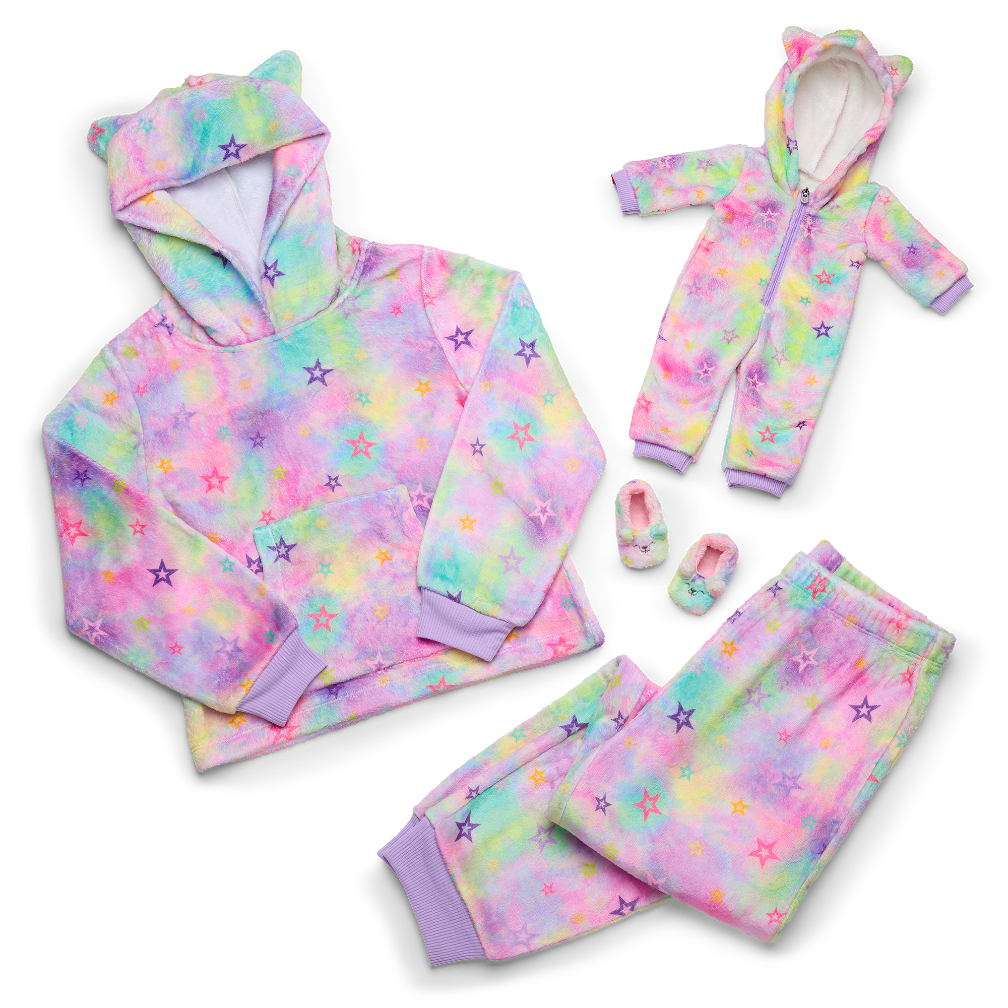 Summer's Stars & Snuggles Pajamas For Girls & 18-Inch Dolls (Girl Of The Year 2025) - Image 2