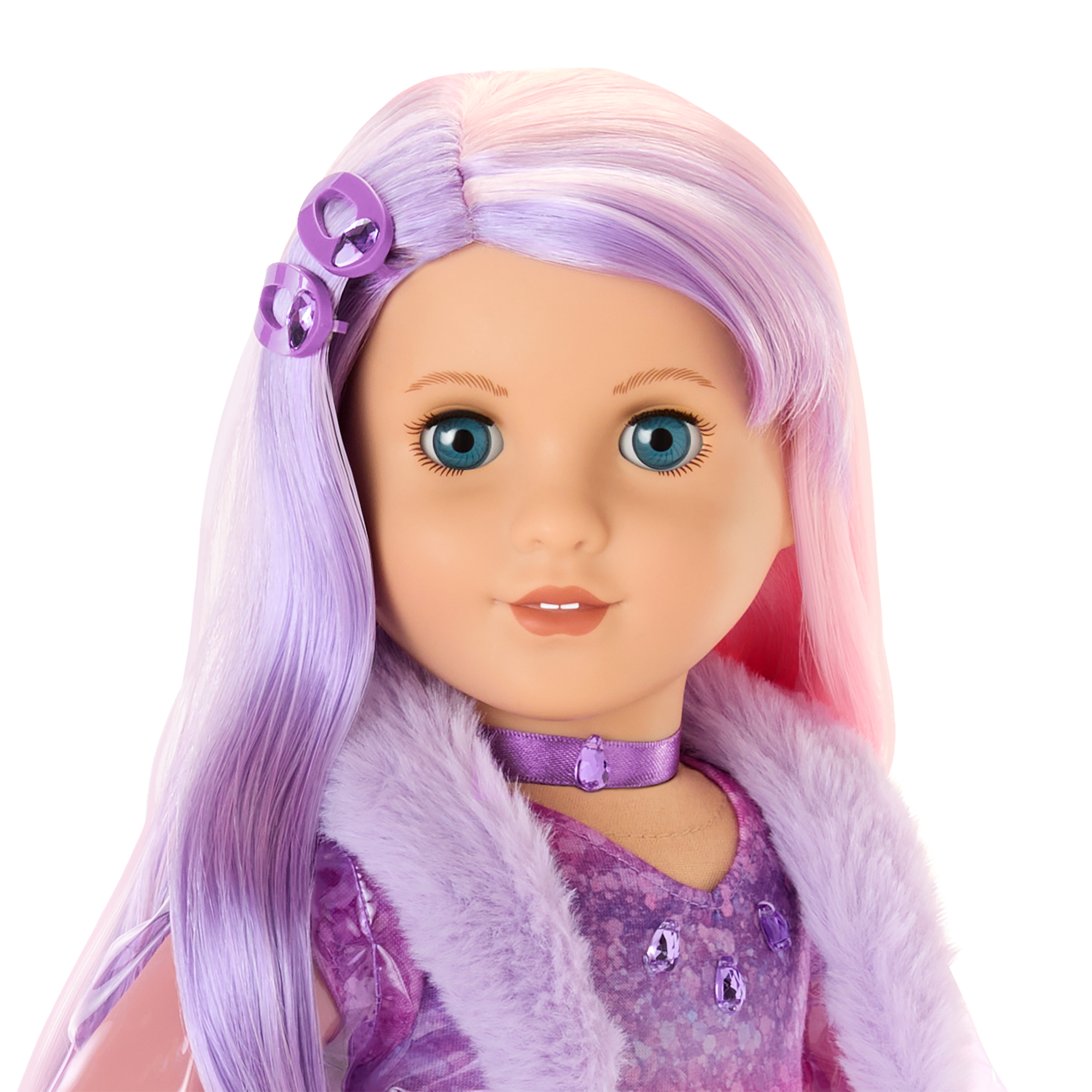 February Amazing Amethyst Outfit For 18-Inch Dolls - Image 4