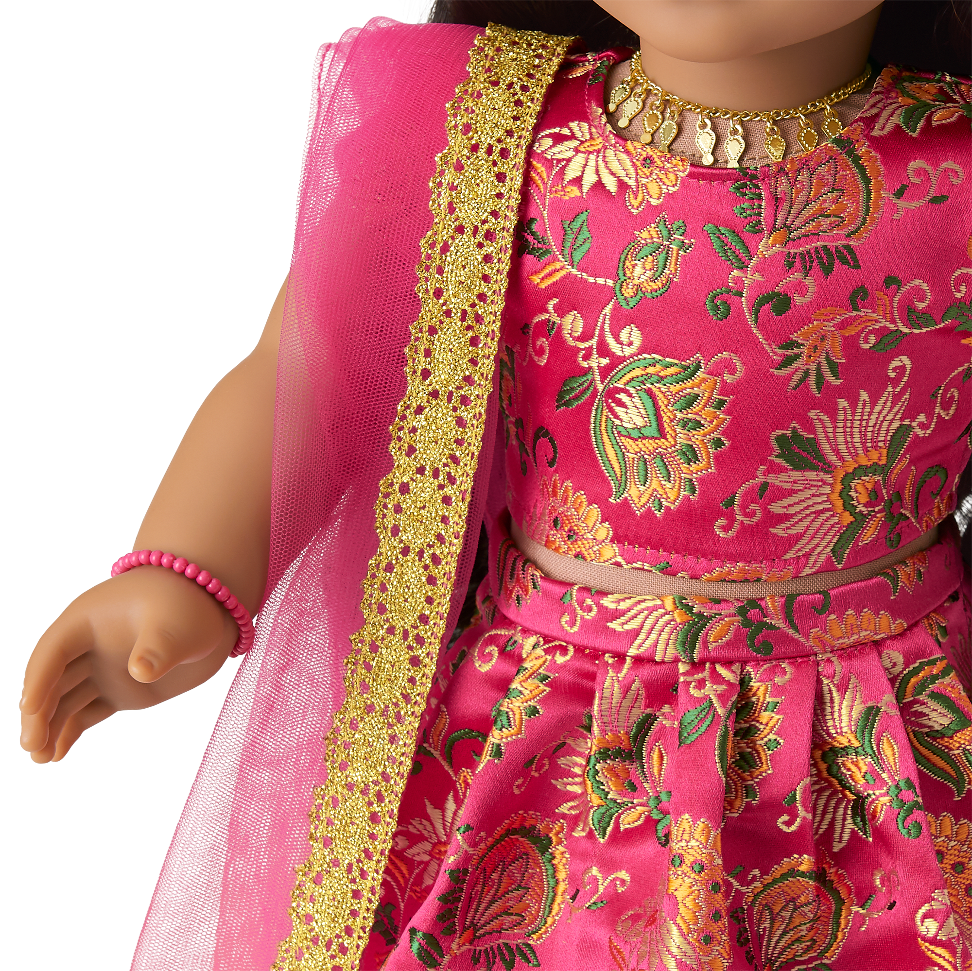 Diwali Celebration Outfit For 18-Inch Dolls - Image 5