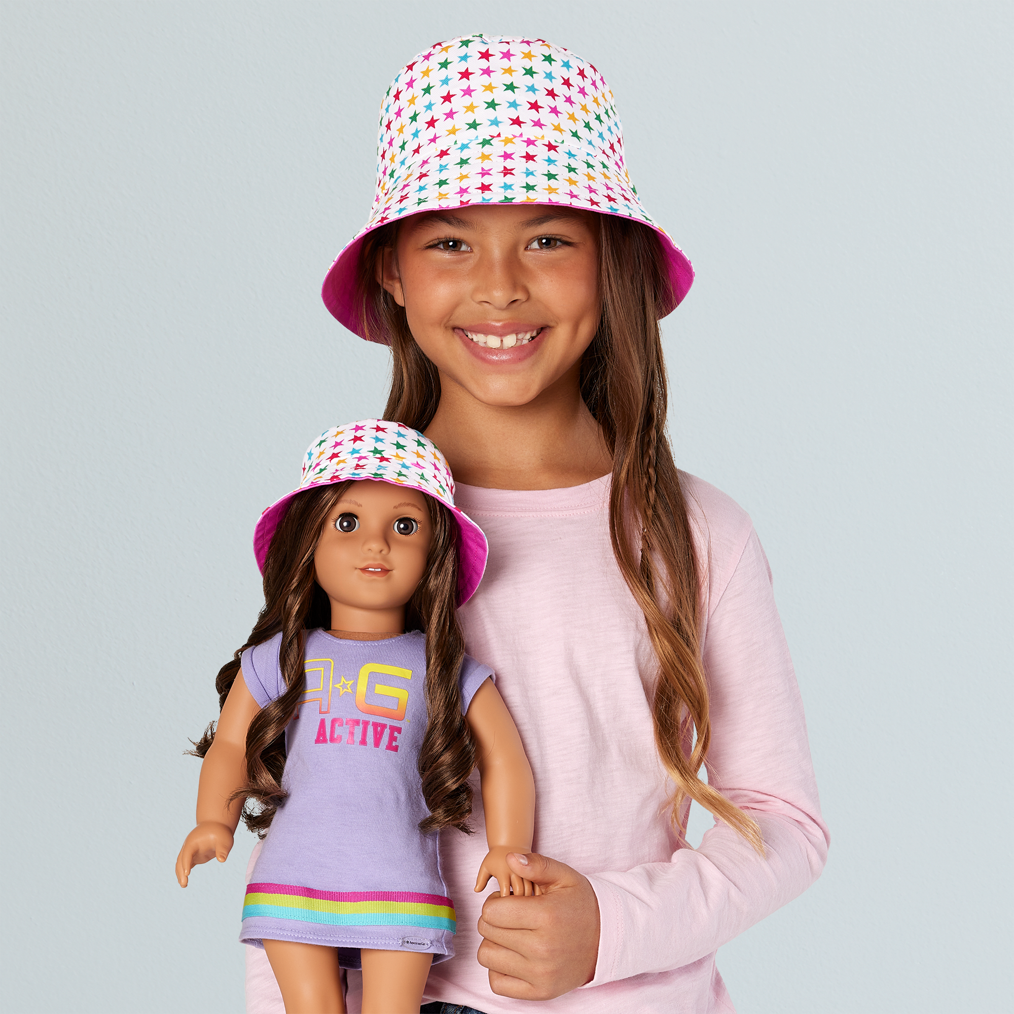 Ag Star Bucket Hat Set For Girls & Dolls - Image 4