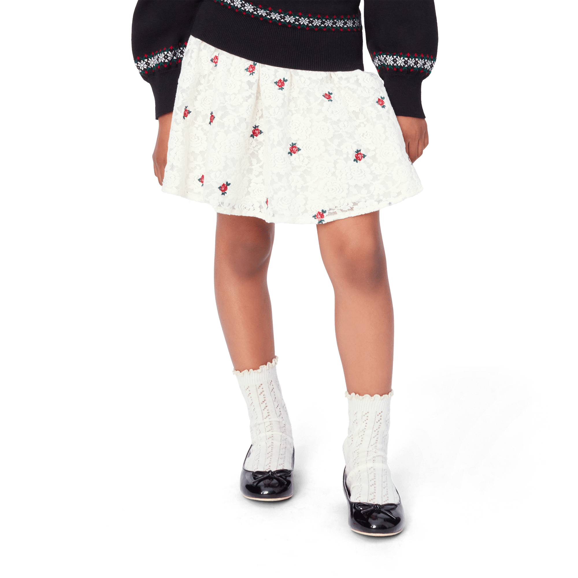 American Girl X Janie And Jack Holiday Rose Skirt For Girls