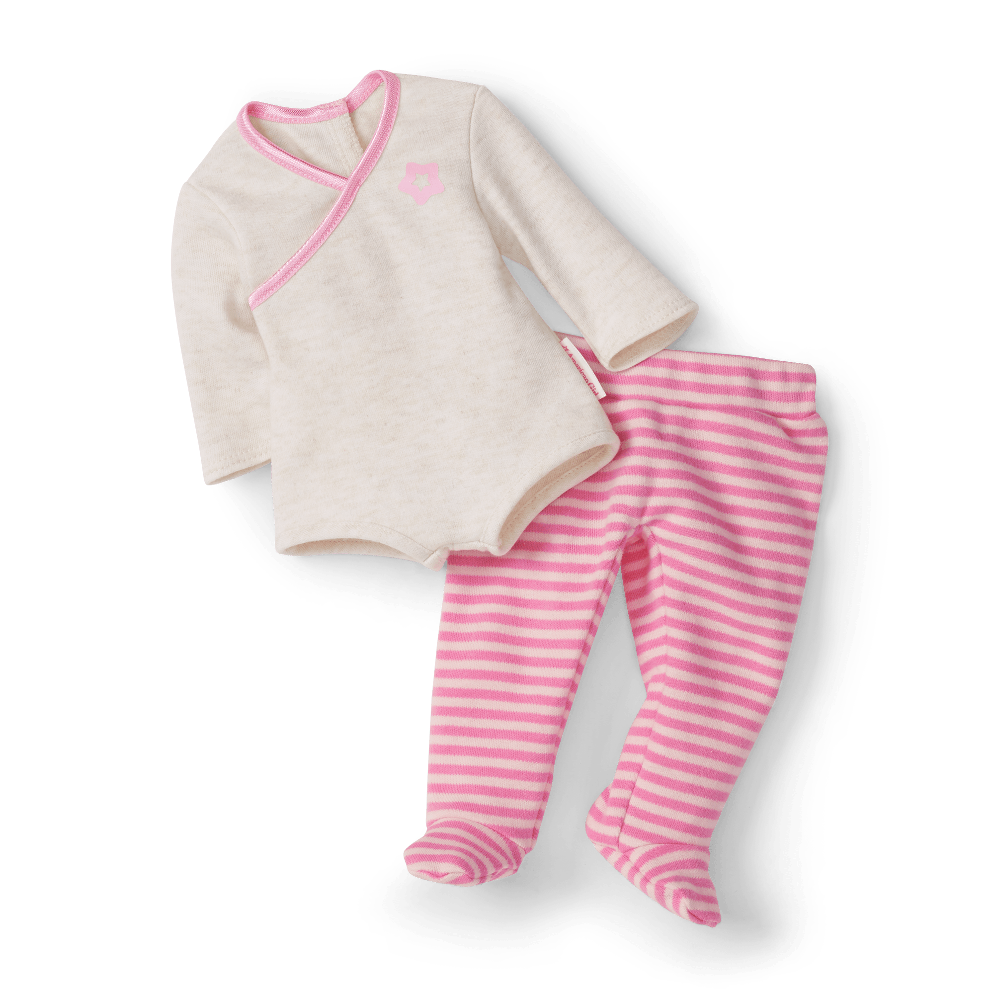 Bitty Baby Doll #1 With Black Hair In Pretty Pink - Image 2