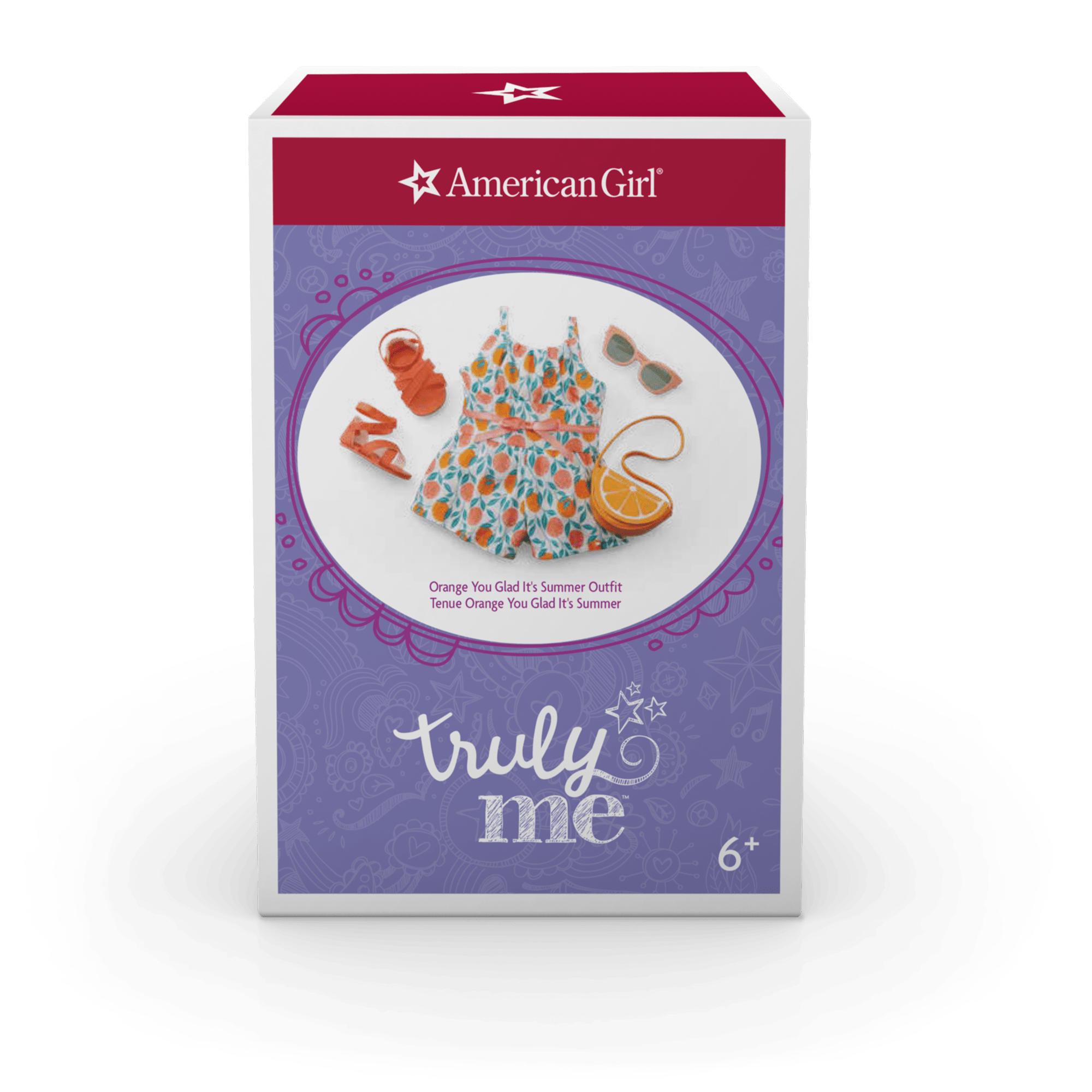 Orange You Glad It's Summer Outfit For 18-Inch Dolls - Image 6