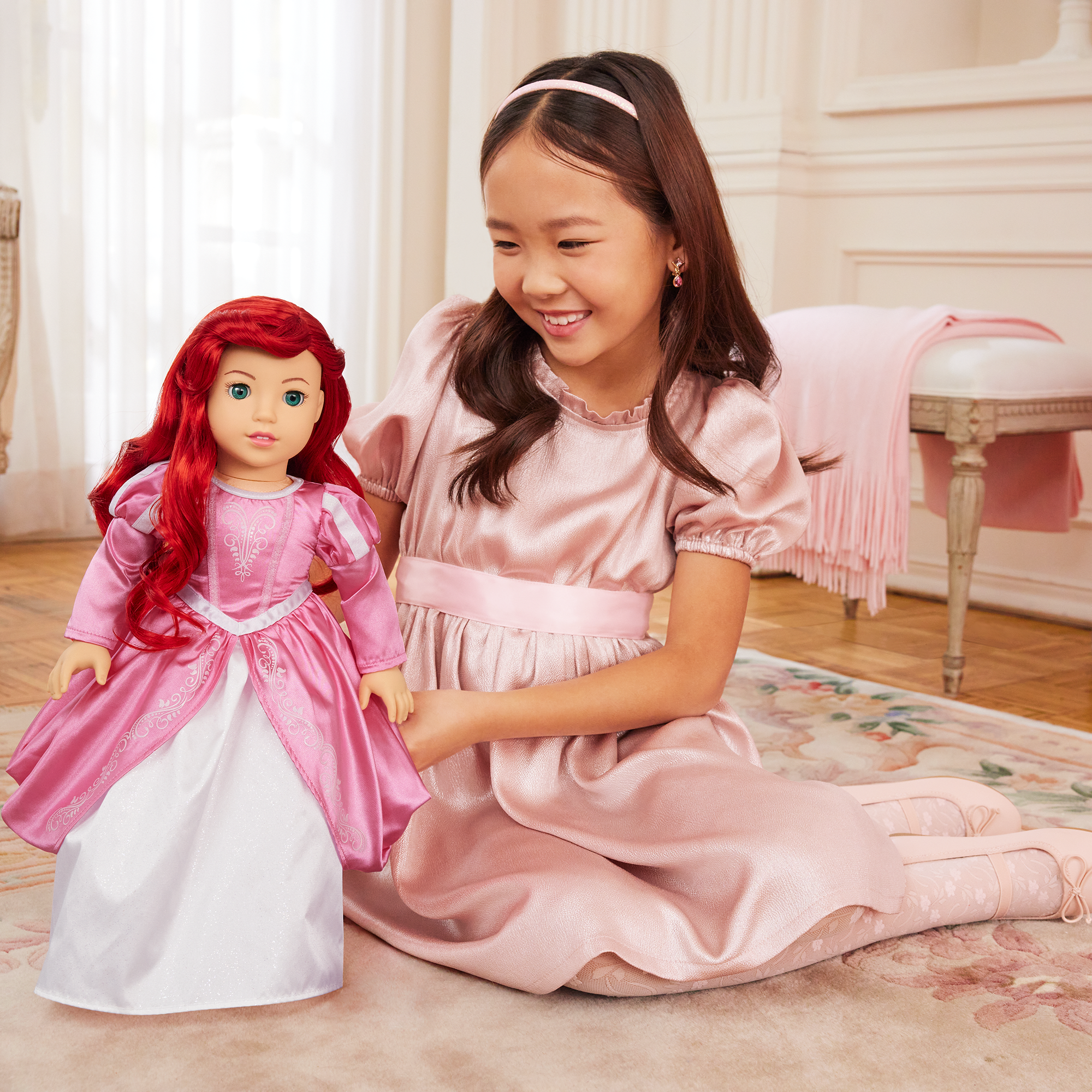 American Girl Disney Princess Ariel Castle Ball Gown, Sebastian & Accessories For 18-Inch Dolls - Image 11