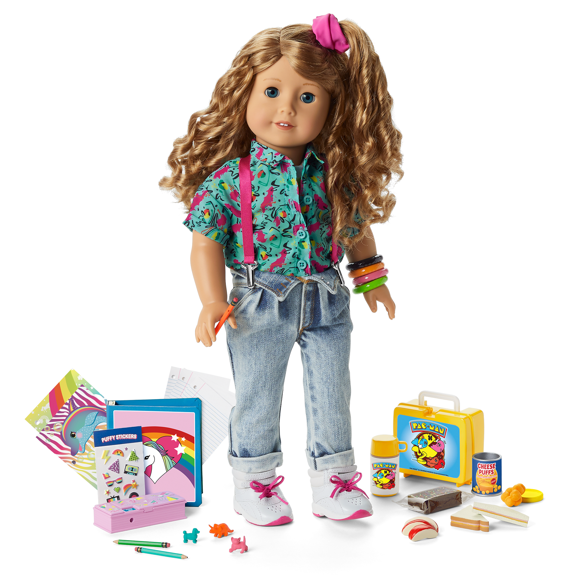 Courtney's Pac-Man Lunch Set For 18-Inch Dolls (Historical Characters) - Image 5