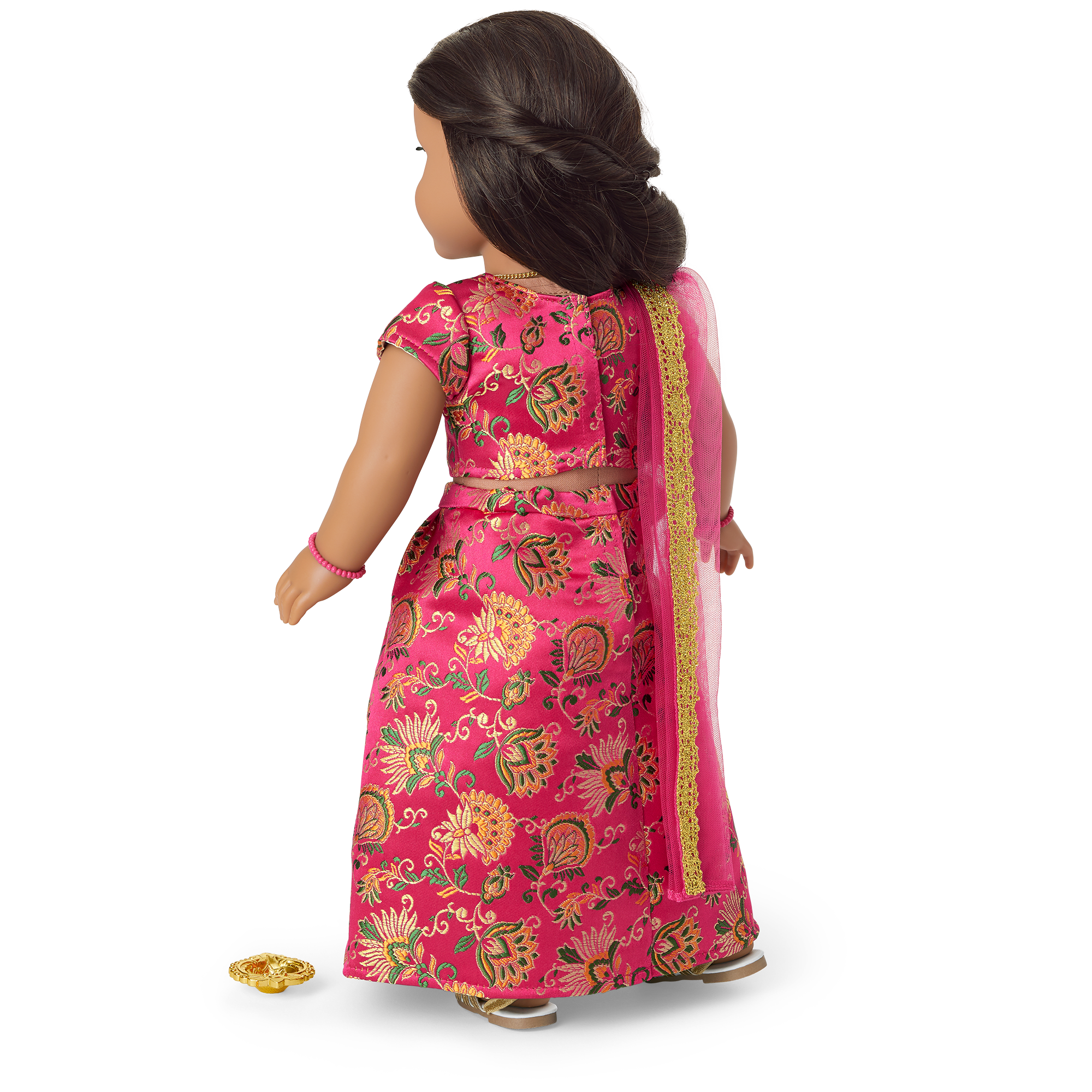 Diwali Celebration Outfit For 18-Inch Dolls - Image 3