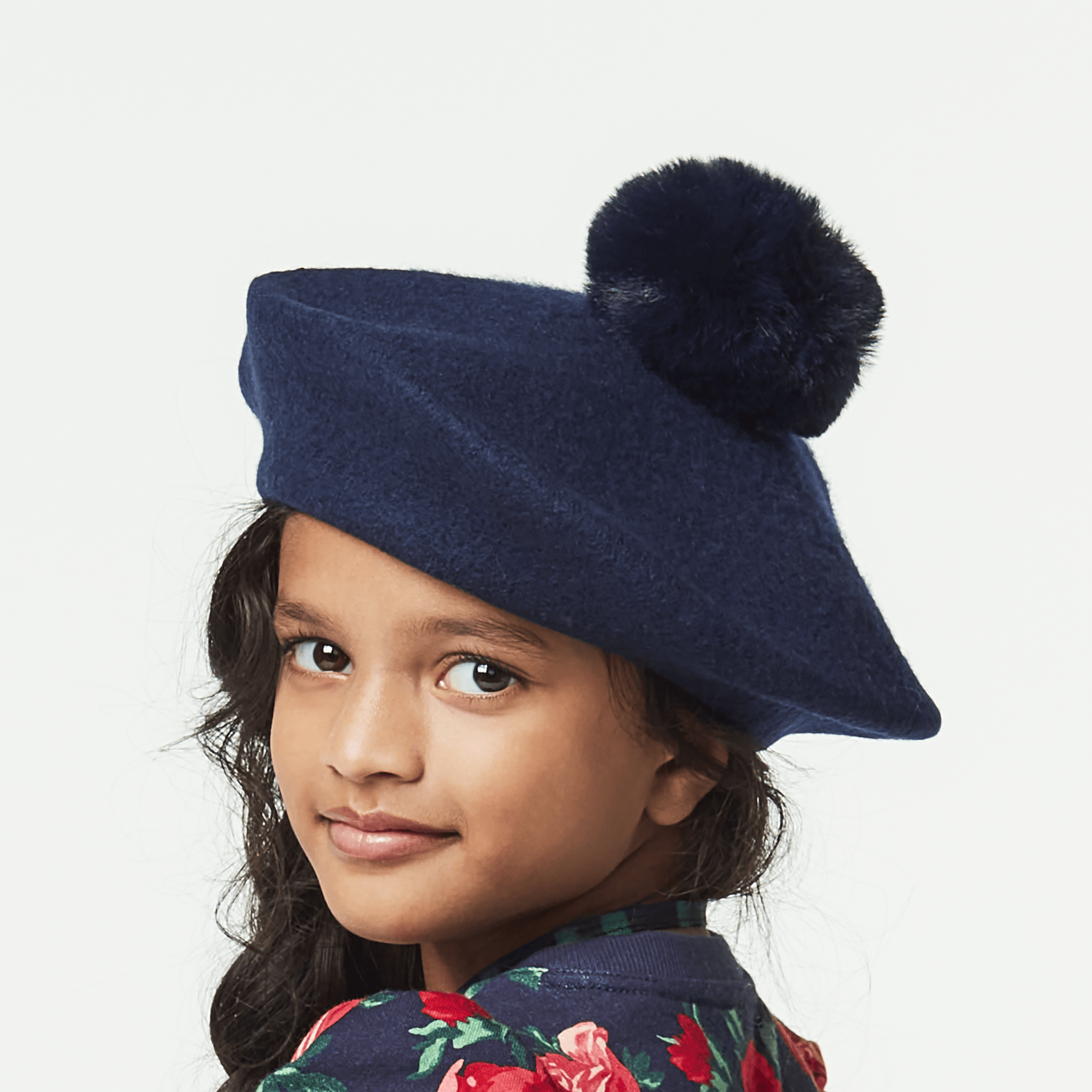 American Girl X Janie And Jack Wintry Wool Beret For Girls - Image 3