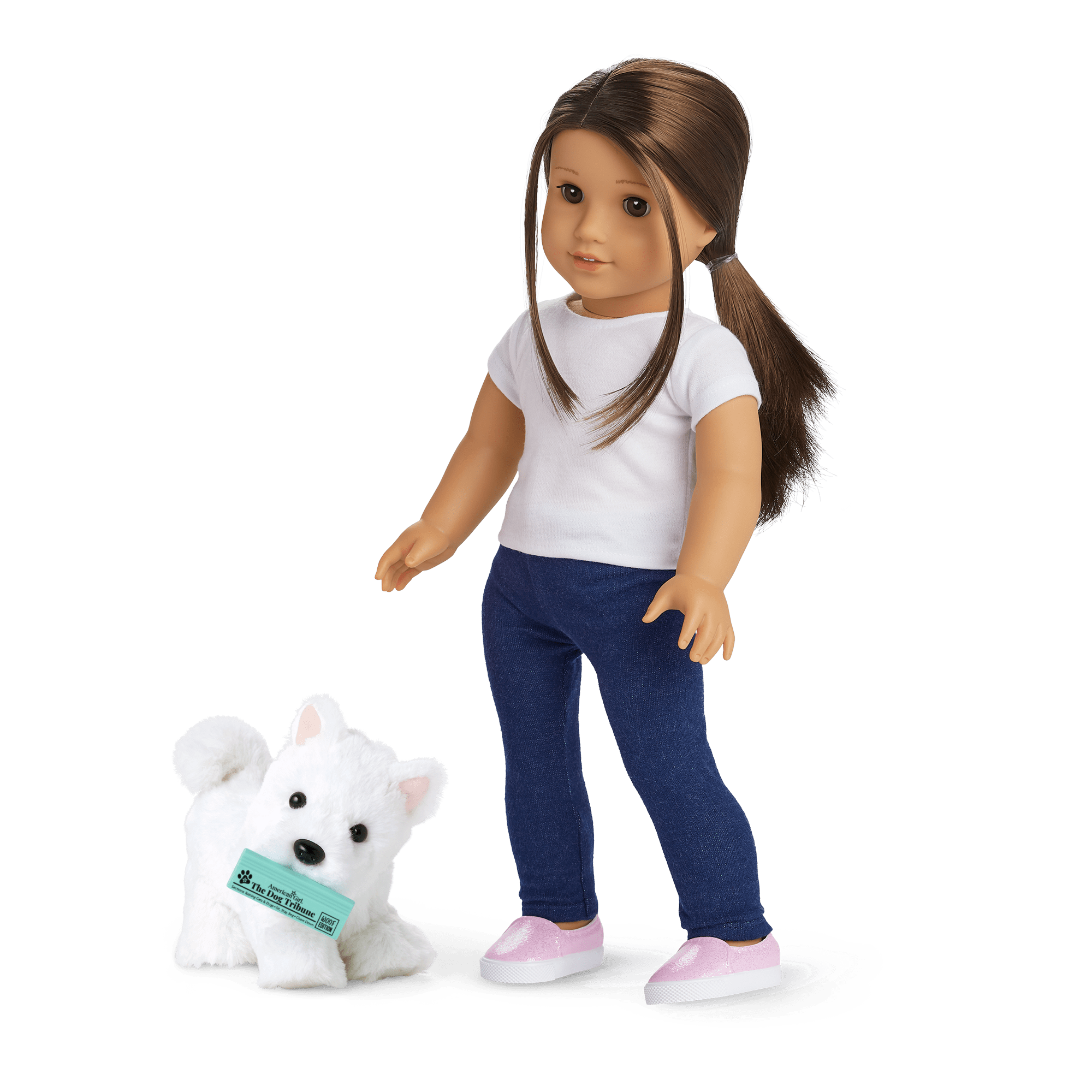 Coconut Chip Dog For 18-Inch Dolls - Image 4