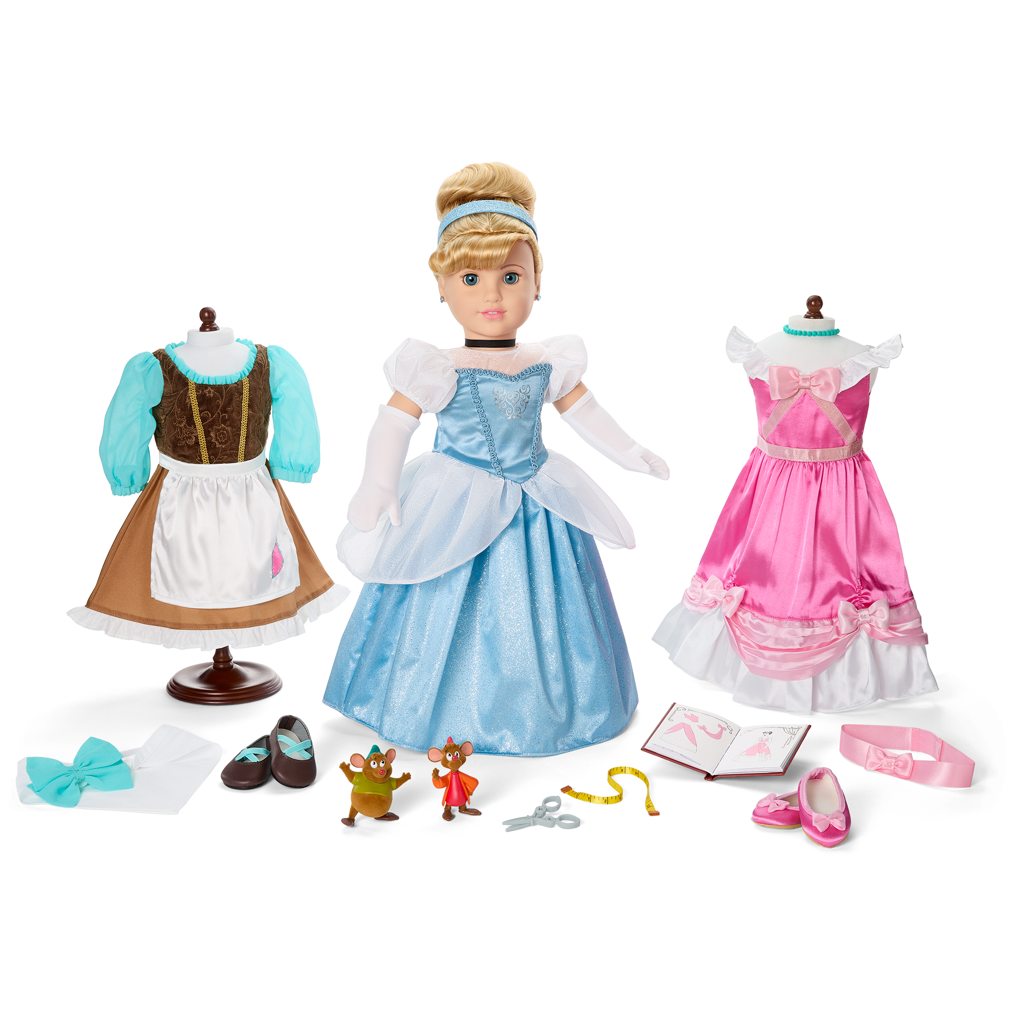 American Girl Disney Princess Cinderella Doll Story Bundle