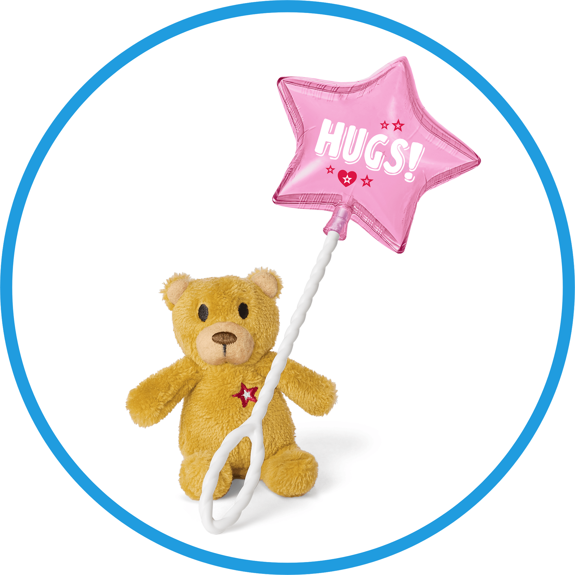 Hugs And Well Wishes Balloon & Bear For 18" Dolls