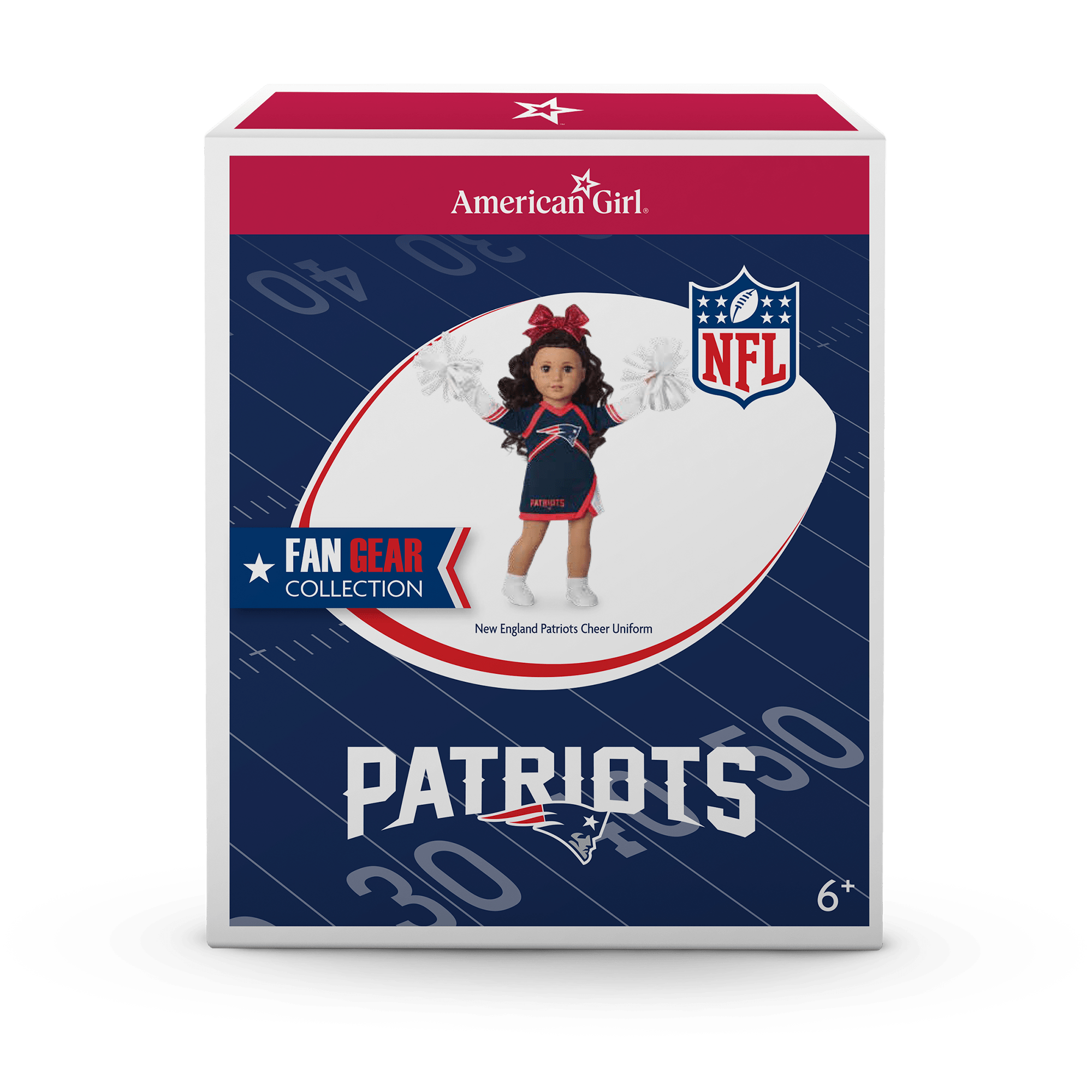 American Girl X Nfl New England Patriots Cheer Uniform For 18-Inch Dolls - Image 8