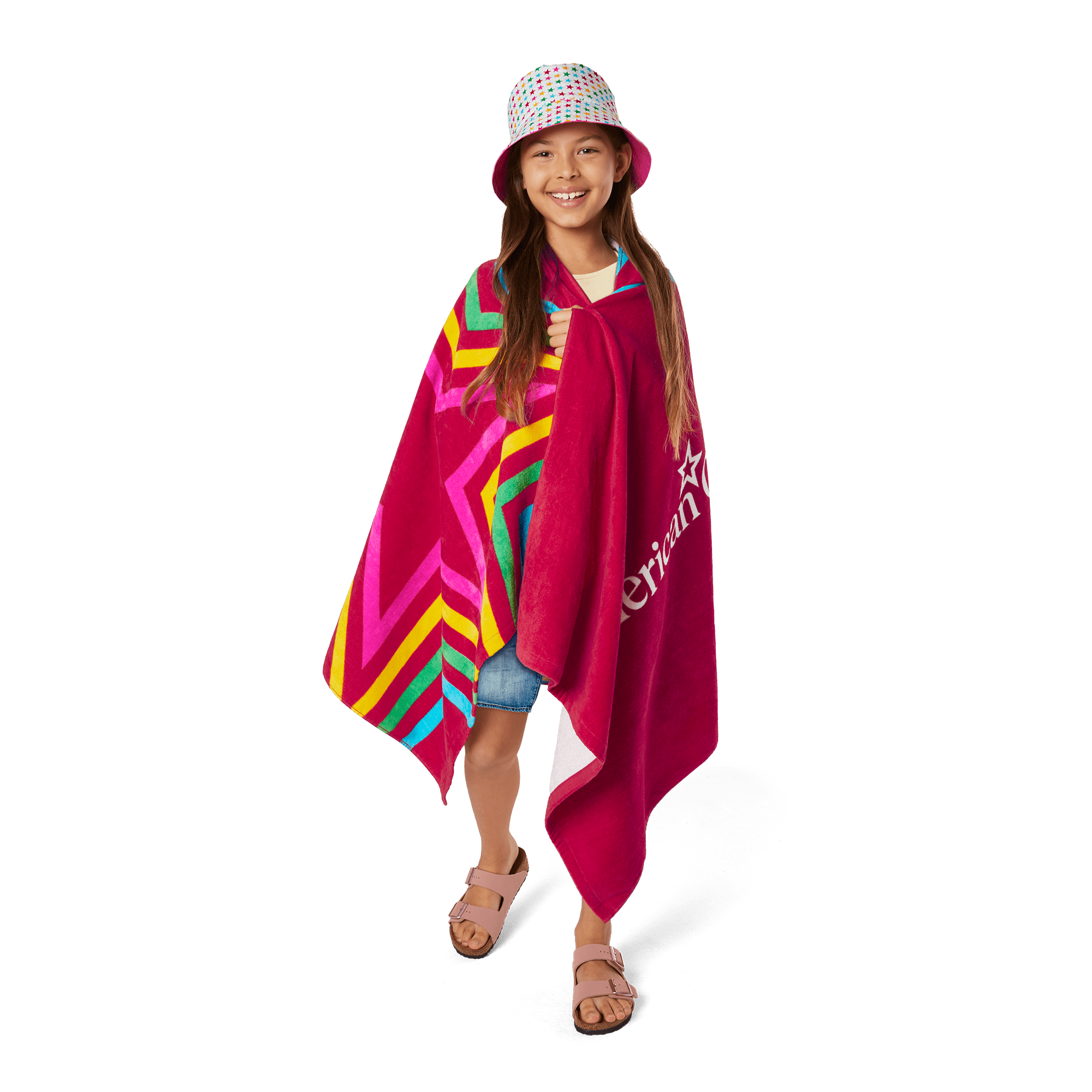 American Girl Beach Towel