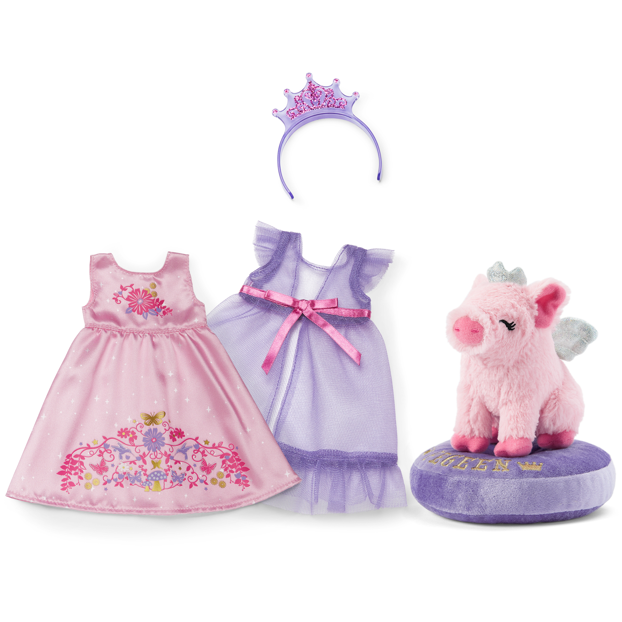 Royal Ruffles Nightie & Pegeen Bundle (Welliewishers)